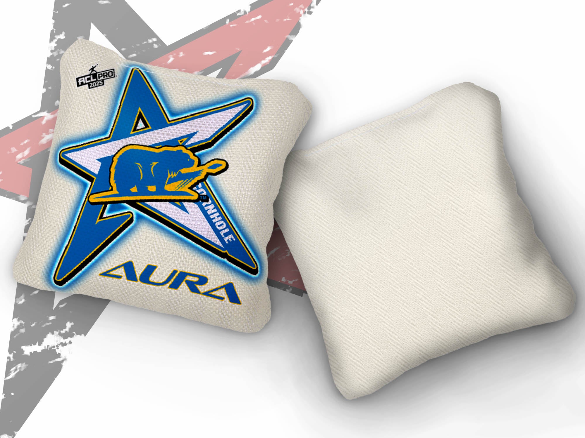 2025 AllCornhole Aura - "California Slingers" - ACL Pro Stamped Cornhole Bags - SET OF 4 BAGS