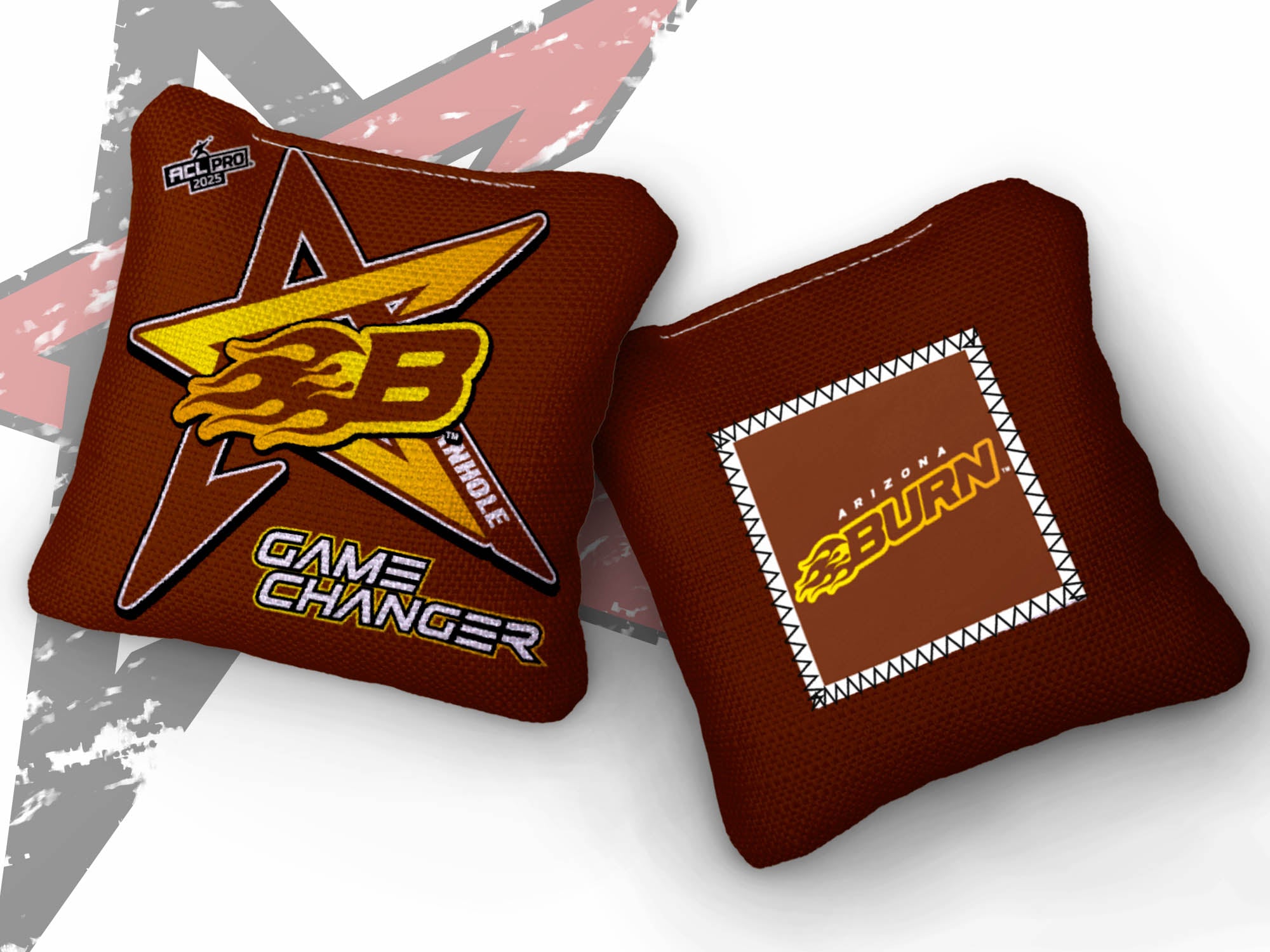 2025 AllCornhole Gamechanger - "Arizona Burn" - ACL Pro Stamped Cornhole Bags - SET OF 4 BAGS