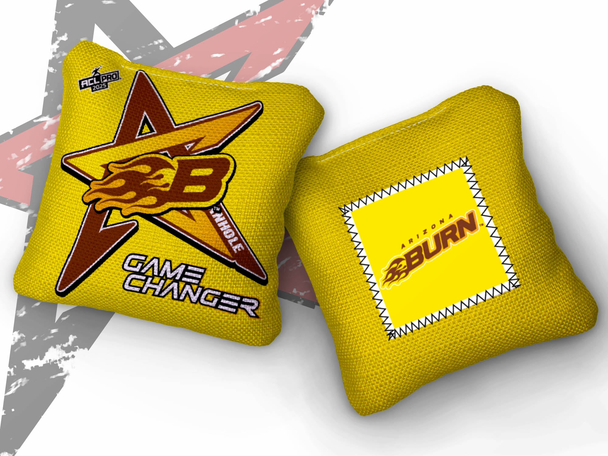 2025 AllCornhole Gamechanger - "Arizona Burn" - ACL Pro Stamped Cornhole Bags - SET OF 4 BAGS