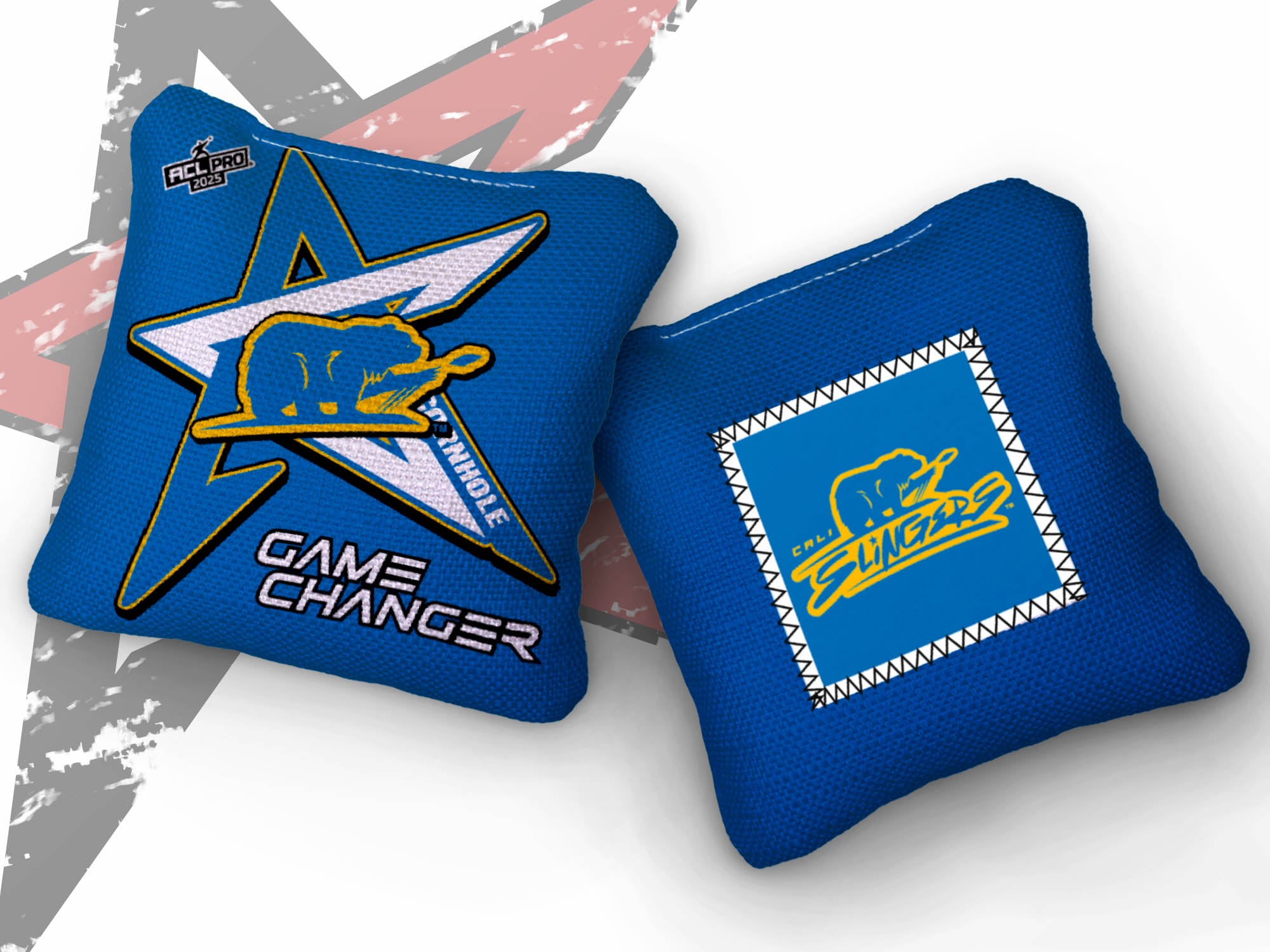 2025 AllCornhole Gamechanger - "California Slingers" - ACL Pro Stamped Cornhole Bags - SET OF 4 BAGS