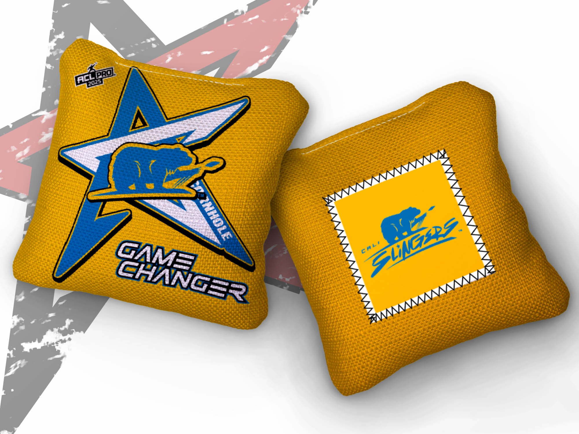 2025 AllCornhole Gamechanger - "California Slingers" - ACL Pro Stamped Cornhole Bags - SET OF 4 BAGS