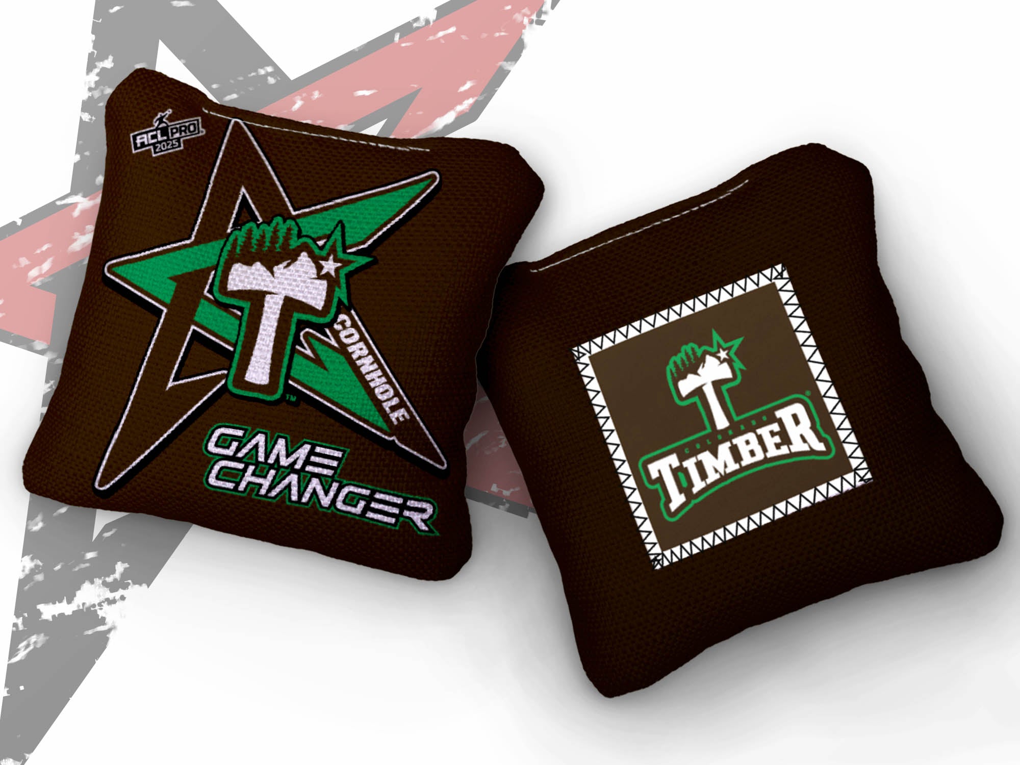 2025 AllCornhole Gamechanger - "Colorado Timber" - ACL Pro Stamped Cornhole Bags - SET OF 4 BAGS