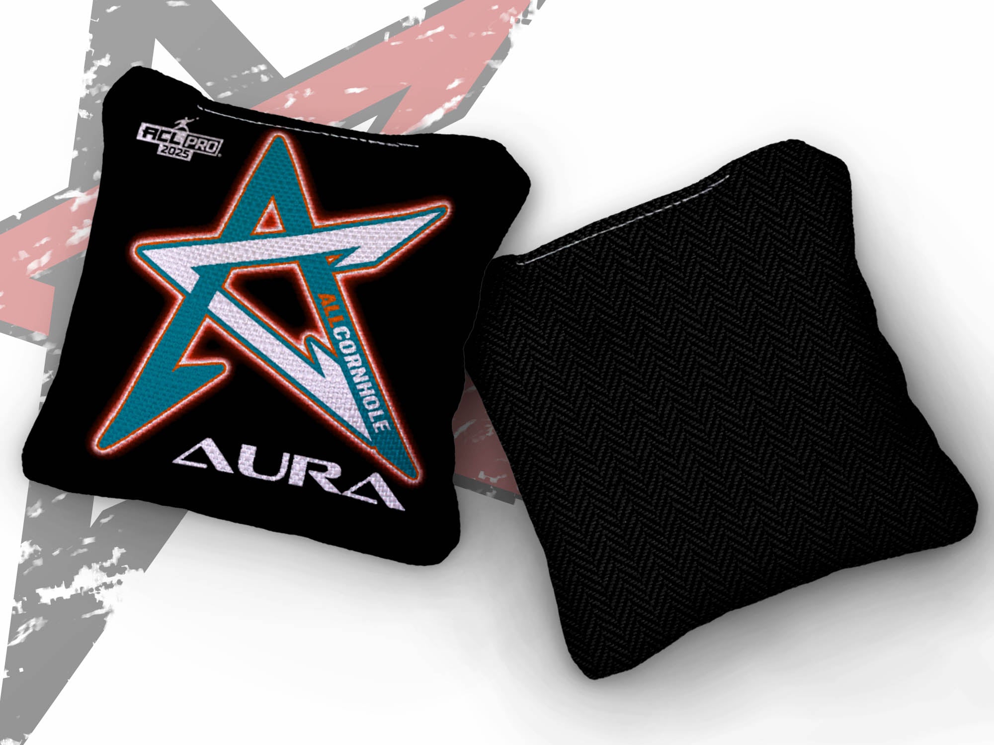 2025 AURA -“Blackout” - ACL Pro Stamped Cornhole Bags - SET OF 4 BAGS