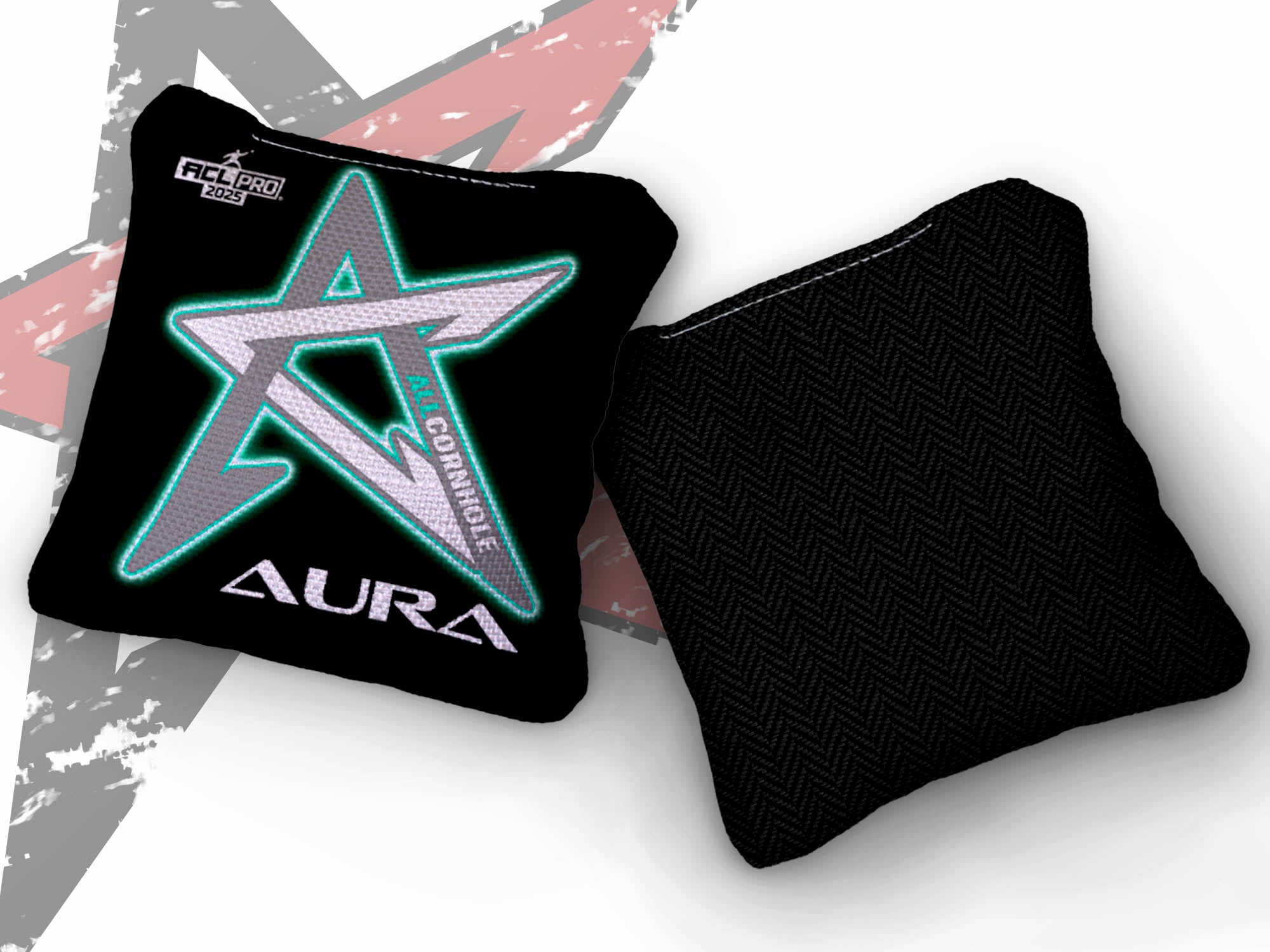 2025 AURA -“Blackout” - ACL Pro Stamped Cornhole Bags - SET OF 4 BAGS