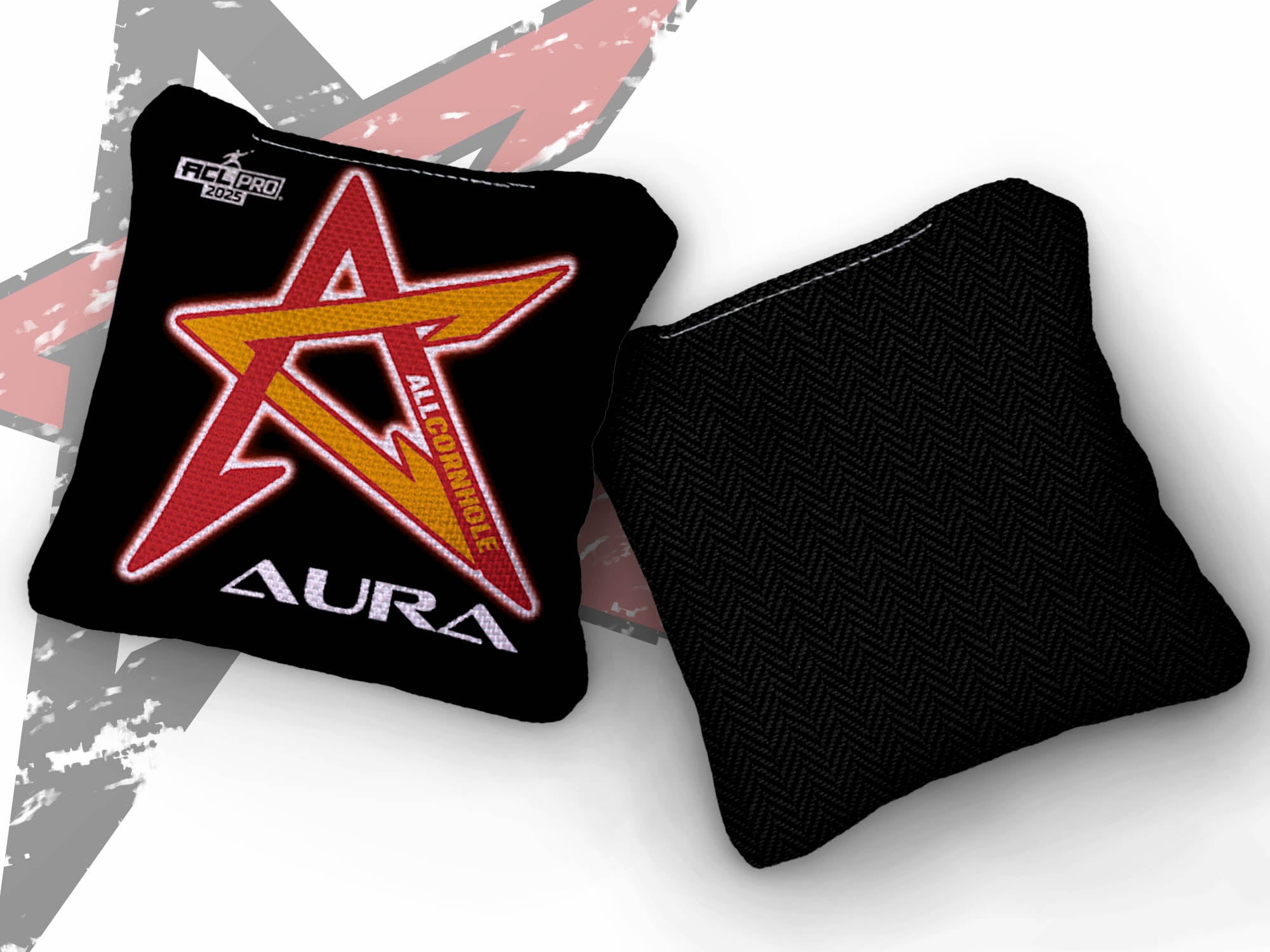 2025 AURA -“Blackout” - ACL Pro Stamped Cornhole Bags - SET OF 4 BAGS