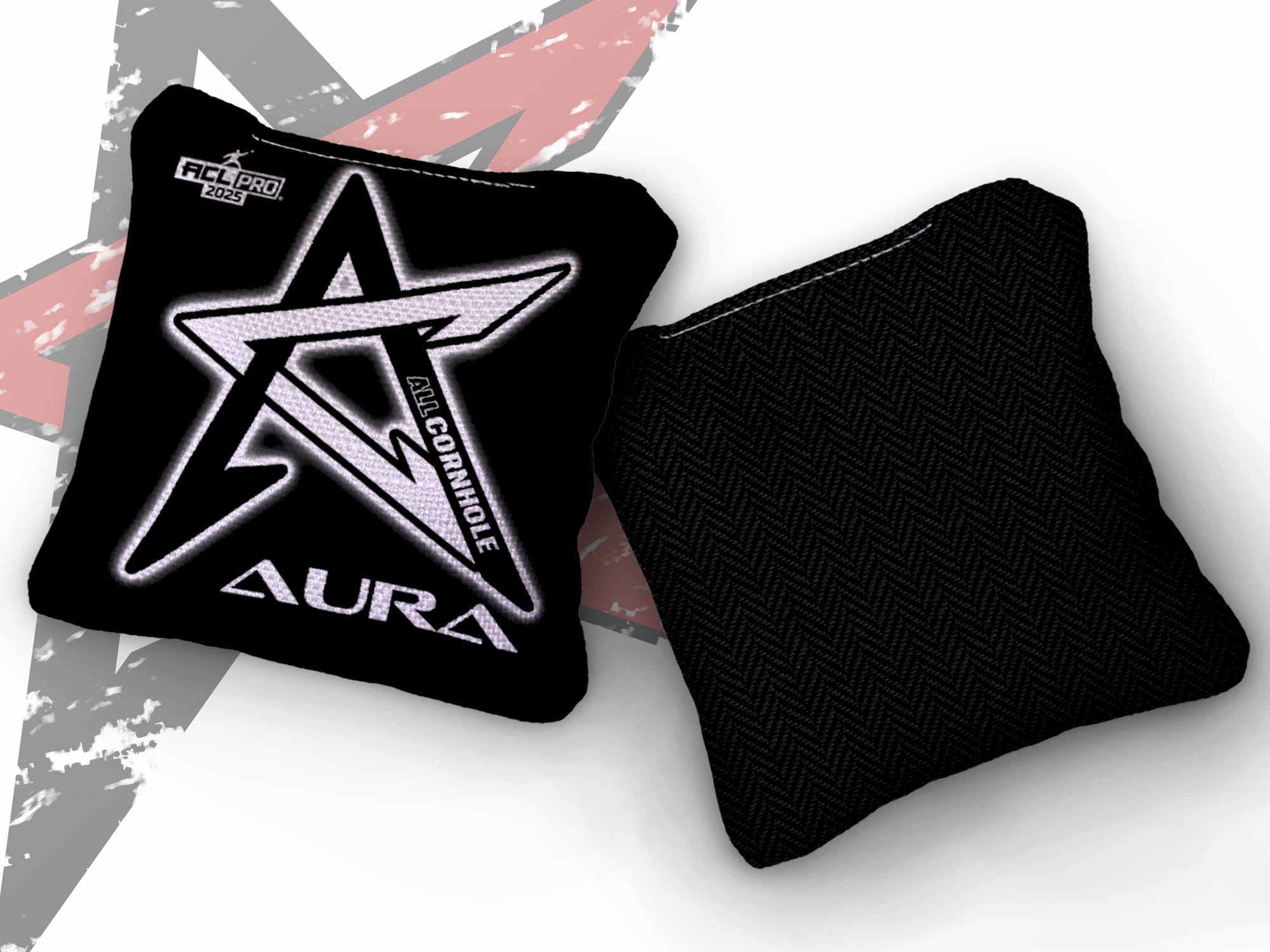 2025 AURA -“Blackout” - ACL Pro Stamped Cornhole Bags - SET OF 4 BAGS