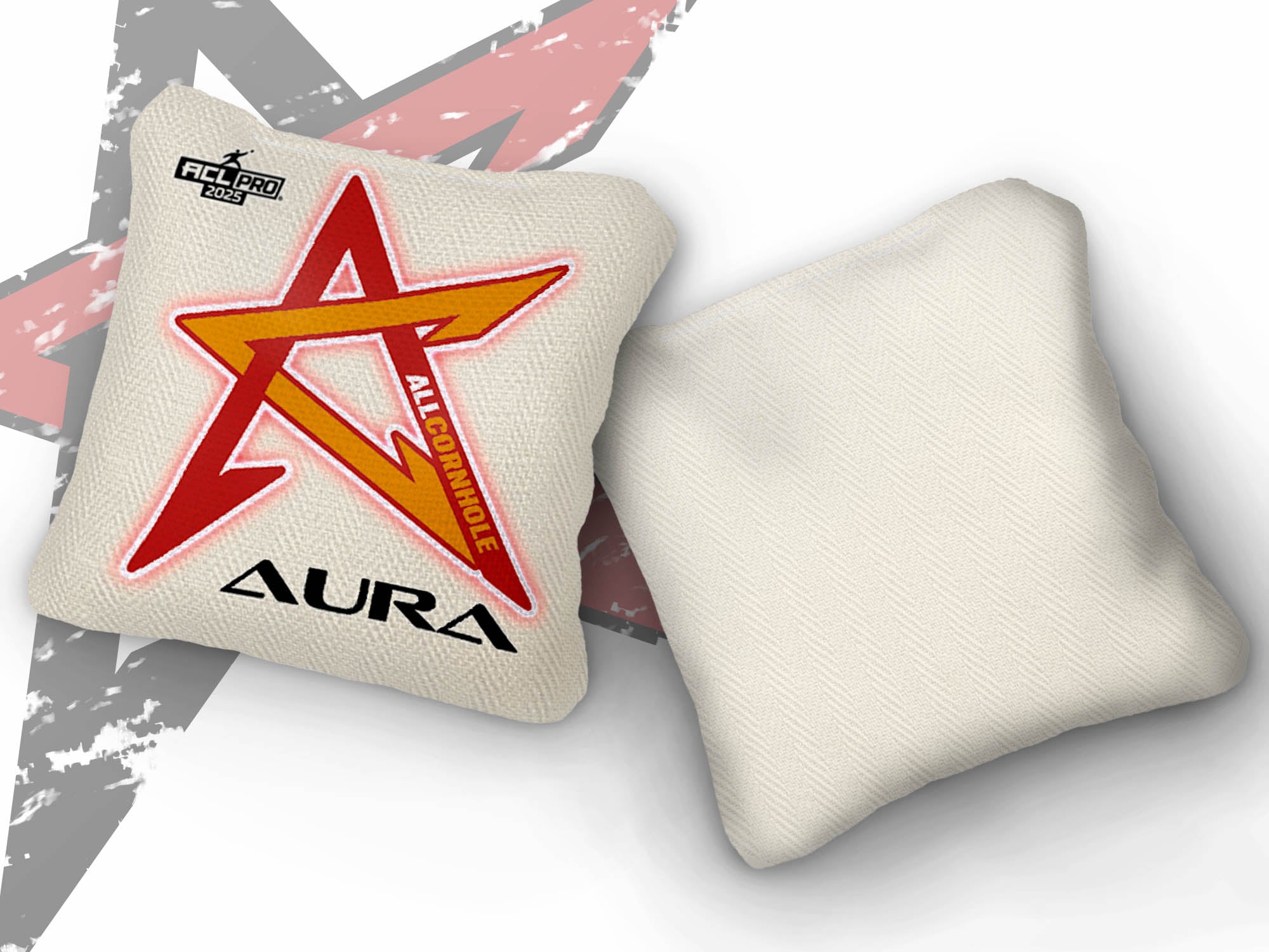 2025 AURA -“Whiteout” - ACL Pro Stamped Cornhole Bags - SET OF 4 BAGS