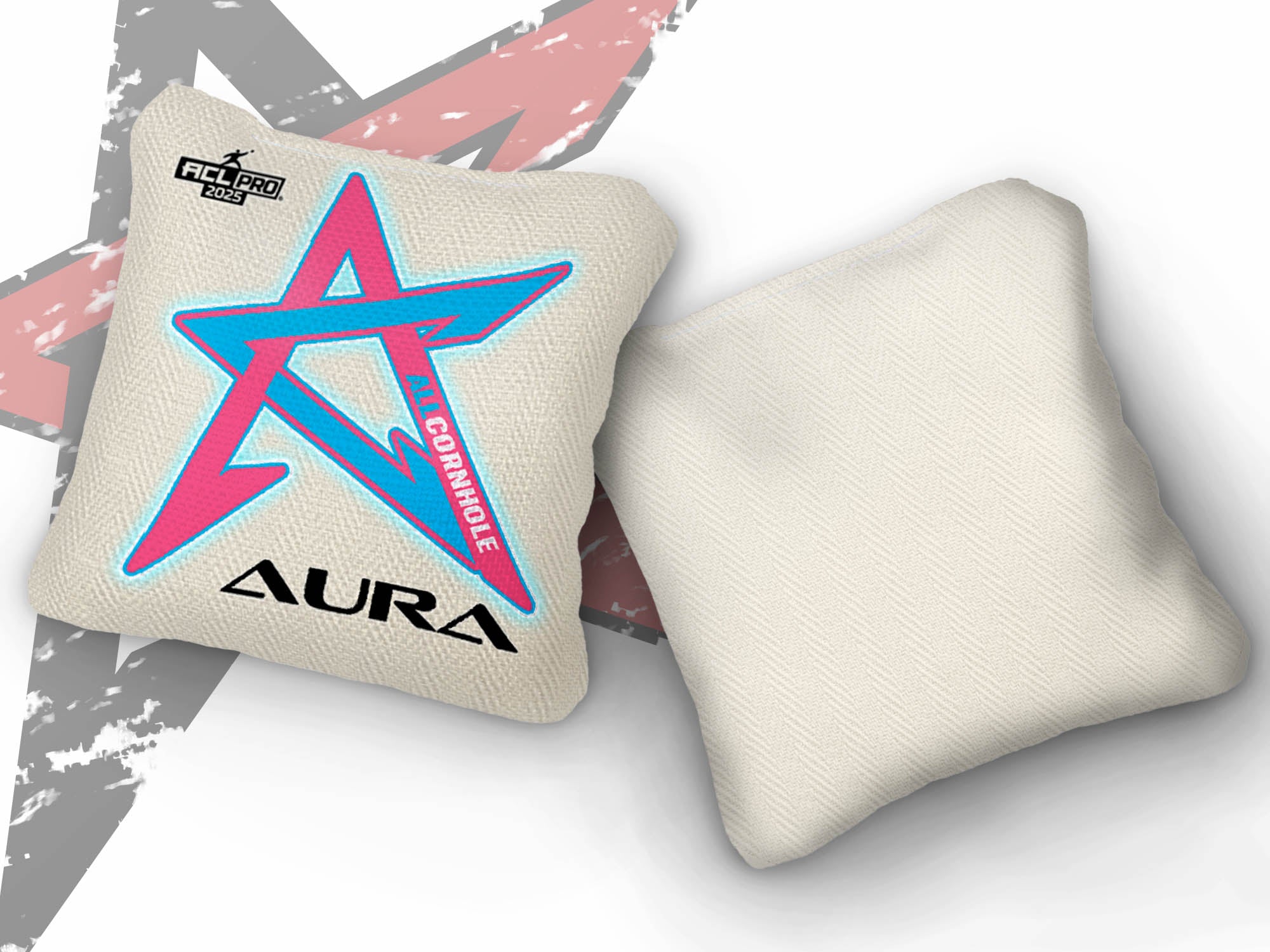 2025 AURA -“Whiteout” - ACL Pro Stamped Cornhole Bags - SET OF 4 BAGS