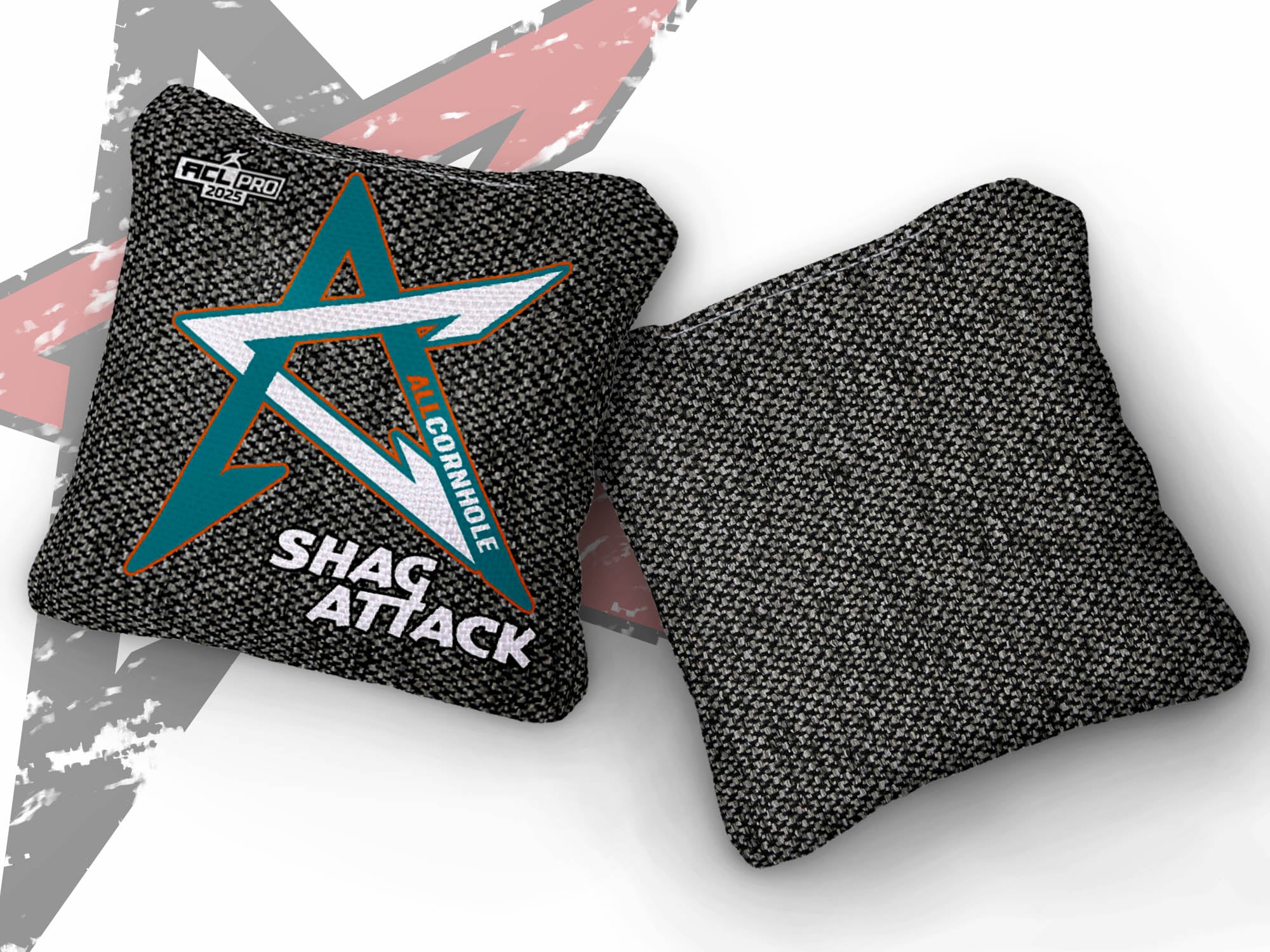 2025 Shag Attack - “Blackout” - ACL Pro Stamped Cornhole Bags - SET OF 4 BAGS