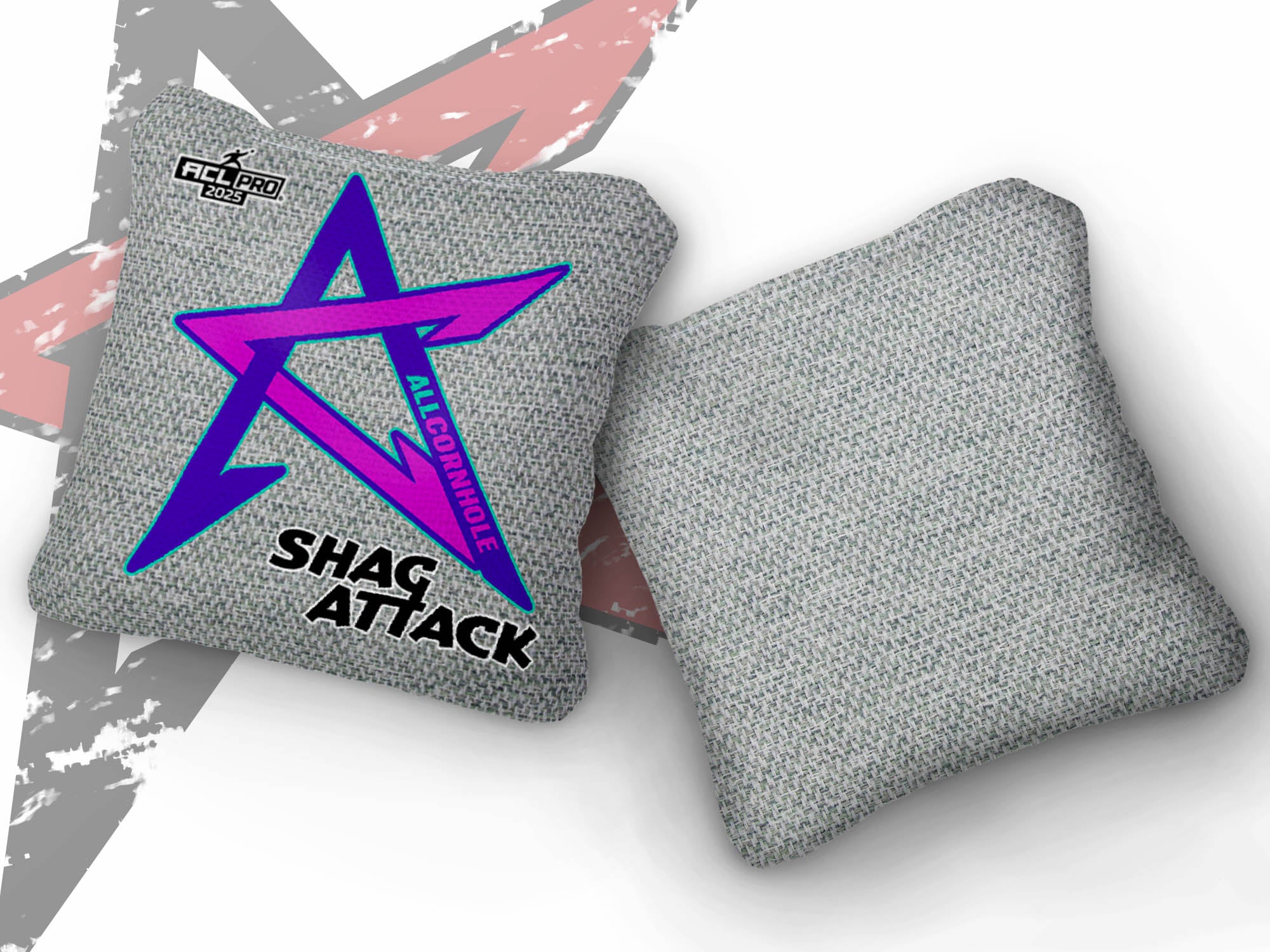 2025 Shag Attack -“Whiteout” - ACL Pro Stamped Cornhole Bags - SET OF 4 BAGS