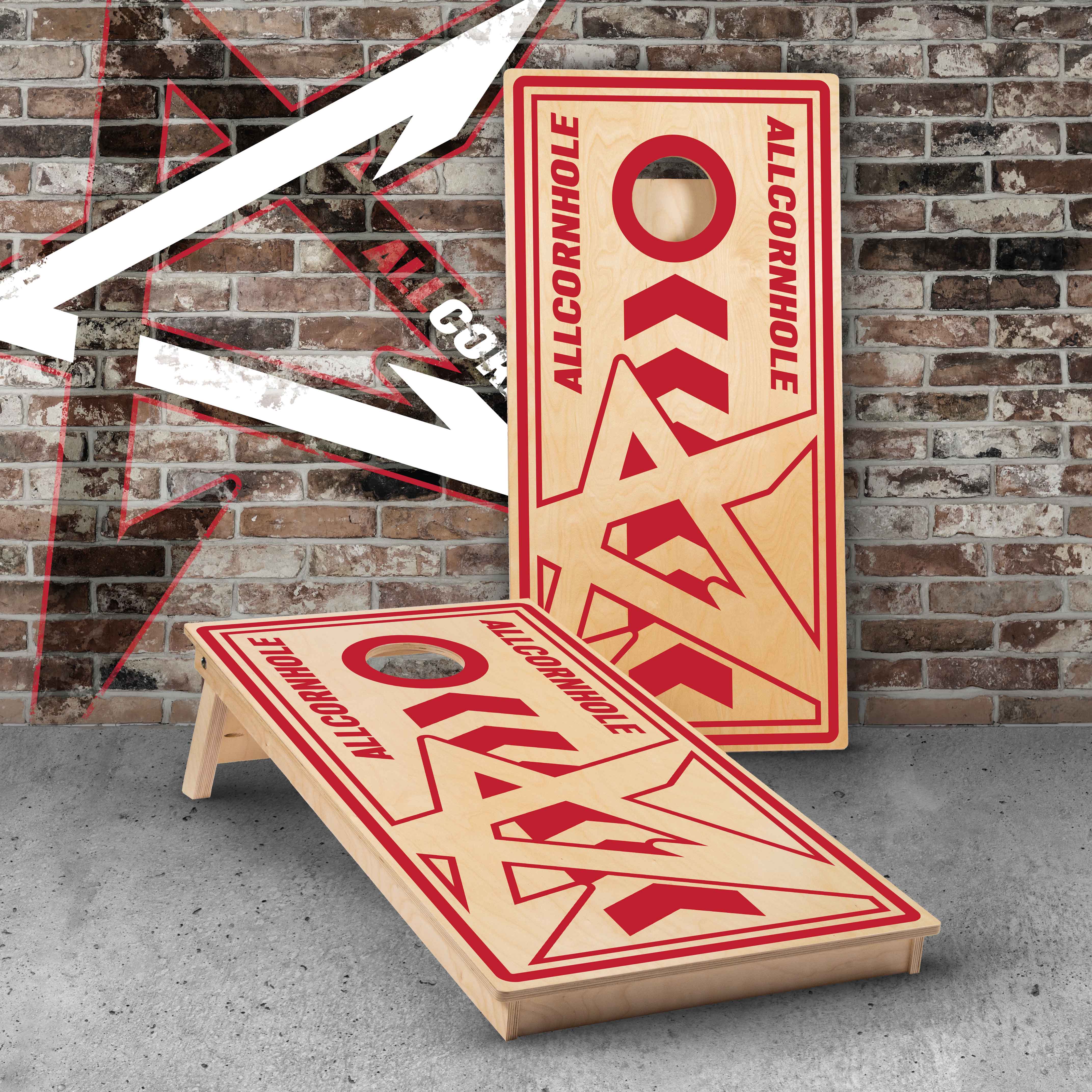 AllCornhole "Arrow" Cornhole Boards- Comp Model