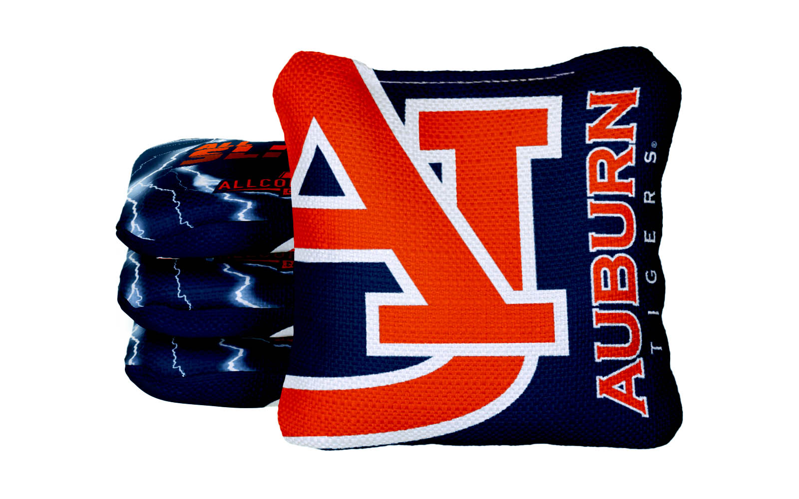 Officially Licensed Collegiate Cornhole Bags - All-Slide 2.0 - Set of 4 - Auburn University