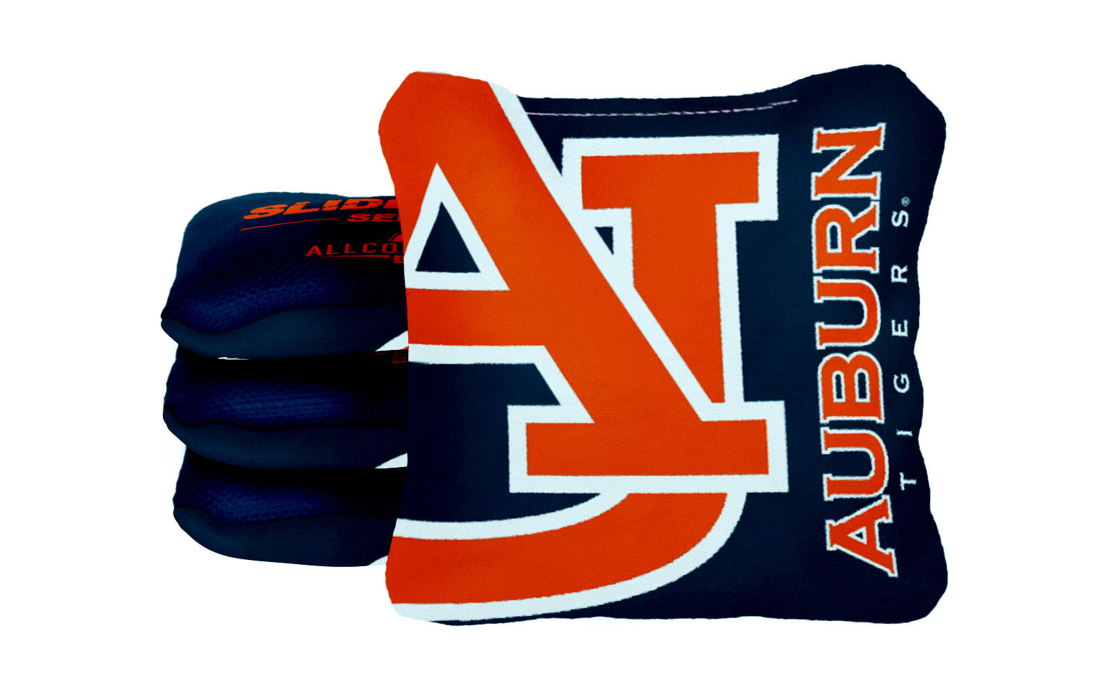 Officially Licensed Collegiate Cornhole Bags - Slide Rite - Set of 4 - Auburn University