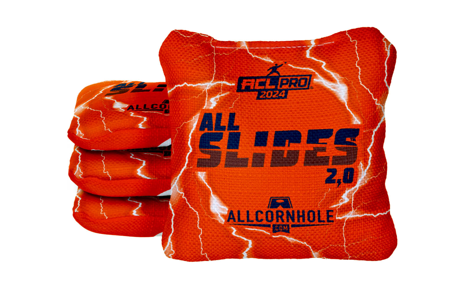 Officially Licensed Collegiate Cornhole Bags - All-Slide 2.0 - Set of 4 - Auburn University