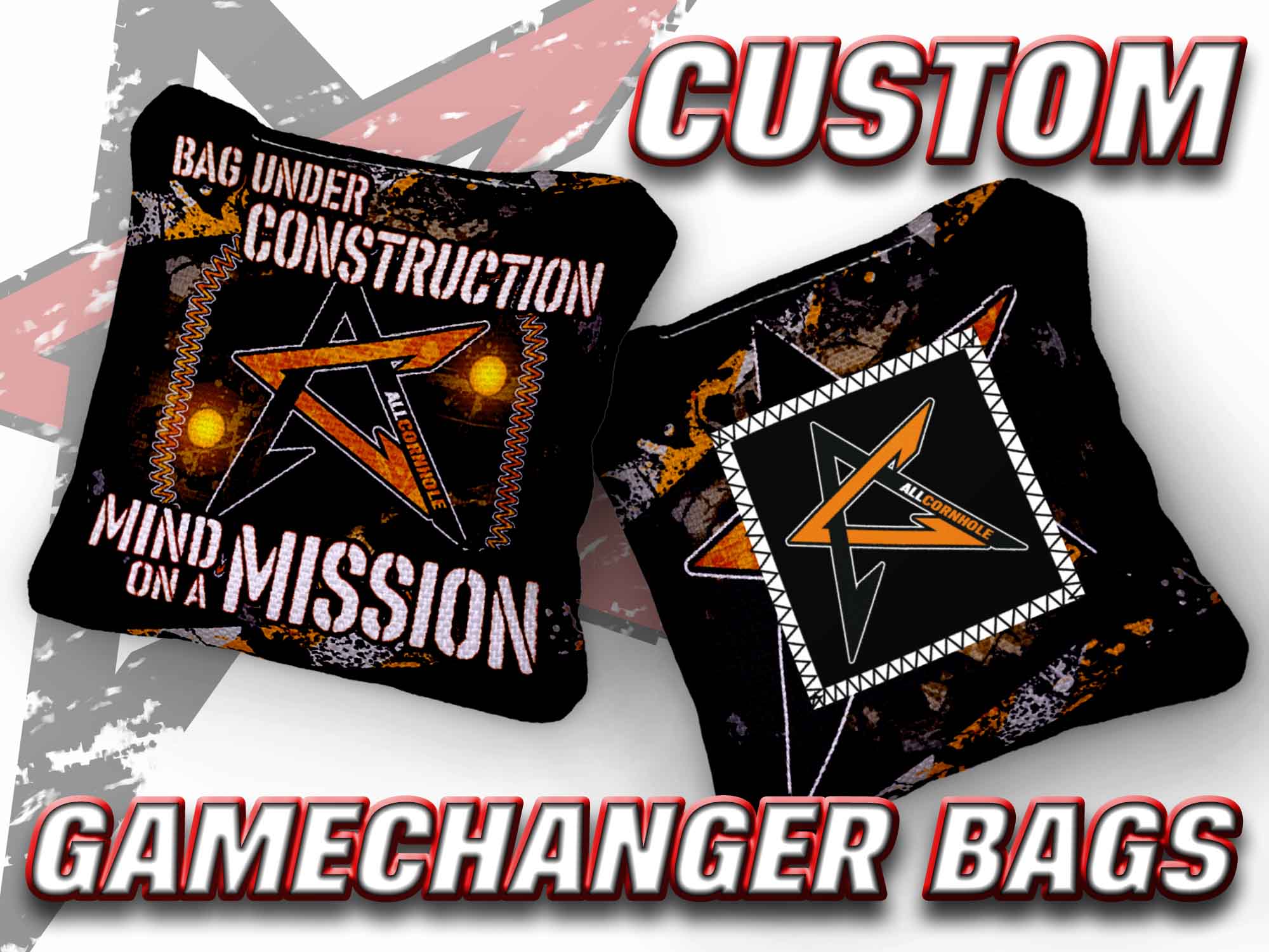2025 AllCornhole GameChanger Cornhole Bags - “CUSTOM” - Set of 4 Bags