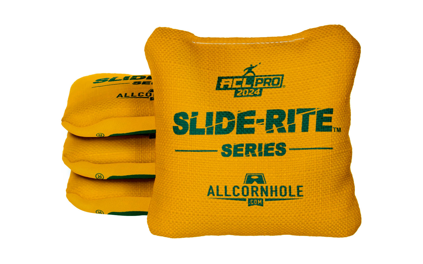 Officially Licensed Collegiate Cornhole Bags - Slide Rite - Set of 4 - Baylor University