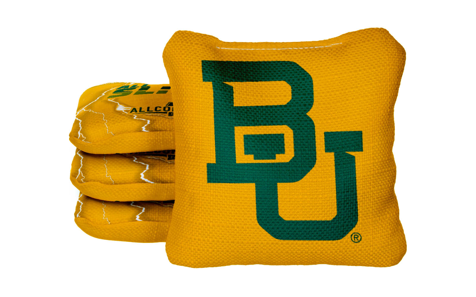 Officially Licensed Collegiate Cornhole Bags - All-Slide 2.0 - Set of 4 - Baylor University