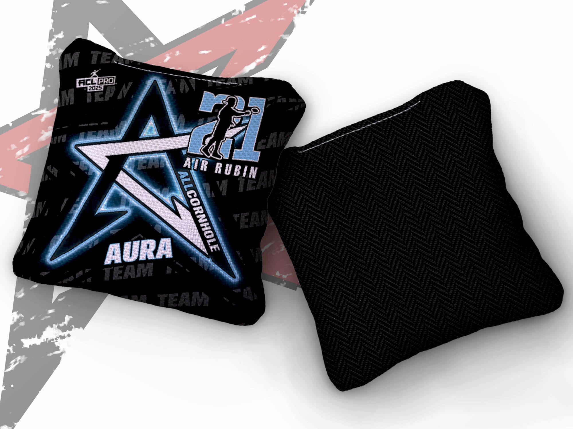 2025 AllCornhole Aura - "Jay Rubin” - ACL Pro Stamped Cornhole Bags - SET OF 4 BAGS