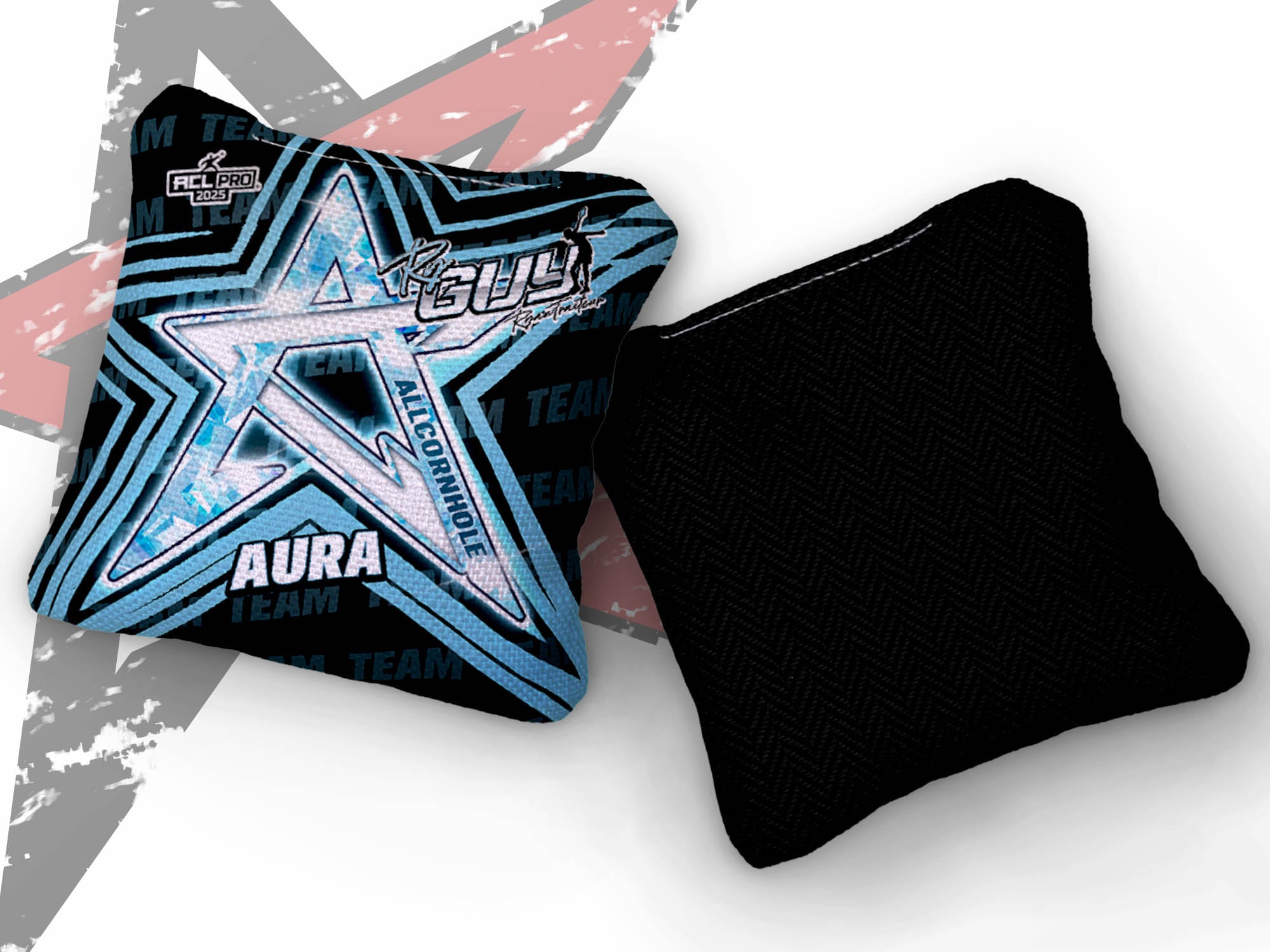 2025 AllCornhole Aura - "Ryan Traiteur DIAMOND” - ACL Pro Stamped Cornhole Bags - SET OF 4 BAGS