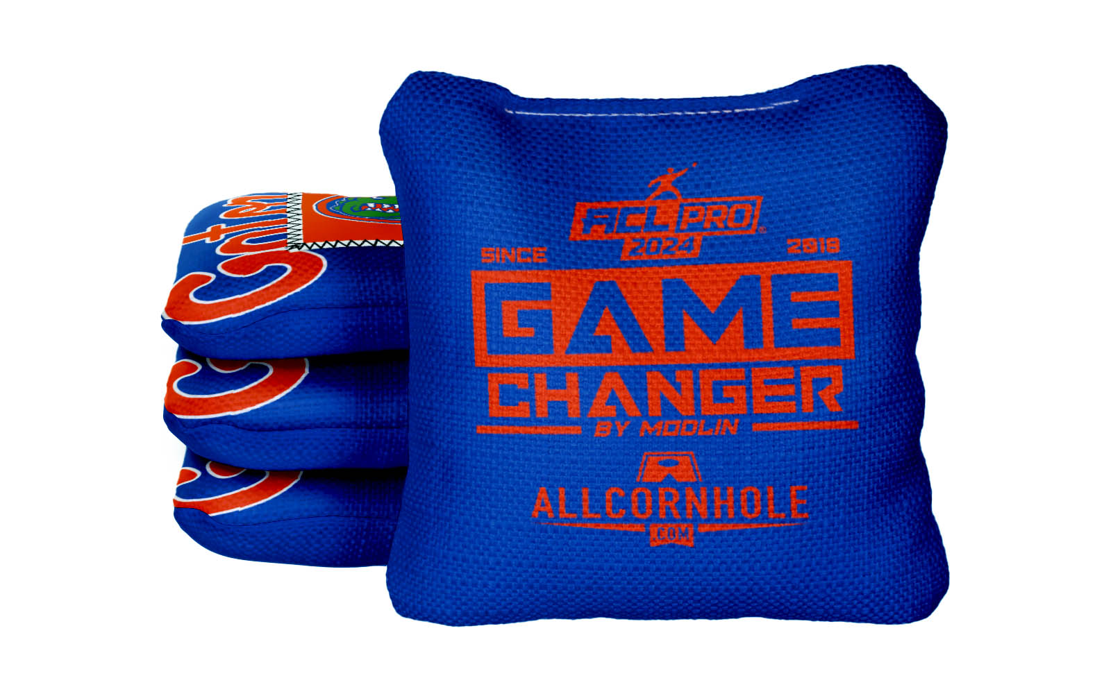 Officially Licensed Collegiate Cornhole Bags - Gamechangers - Set of 4 - University of Florida