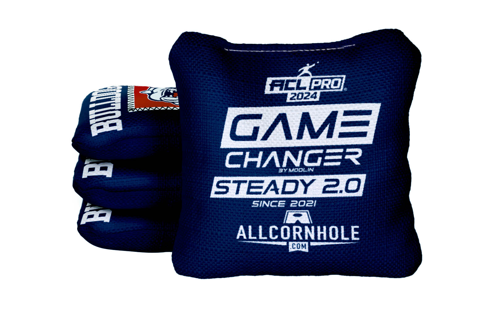 Officially Licensed Collegiate Cornhole Bags - Gamechanger Steady 2.0 - Set of 4 - Fresno State University