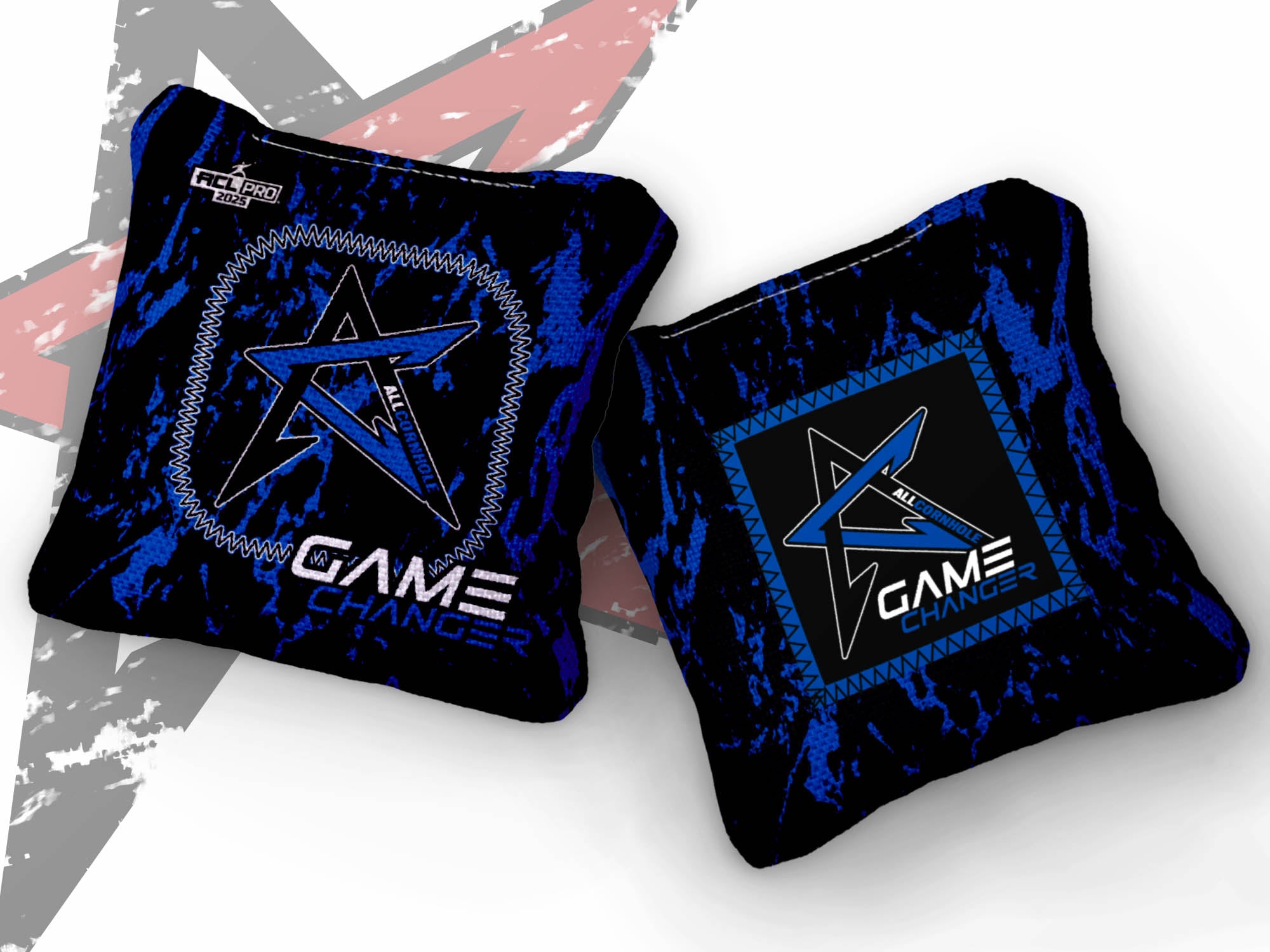 Gamechanger - 2025 AllCornhole “Blackout” - ACL Pro Stamped Cornhole Bags - SET OF 4