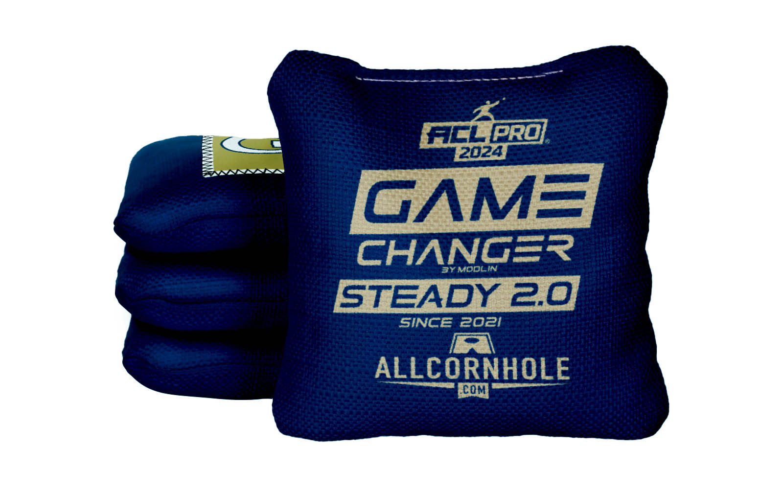 Officially Licensed Collegiate Cornhole Bags - Gamechanger Steady 2.0 - Set of 4 - Georgia Tech University