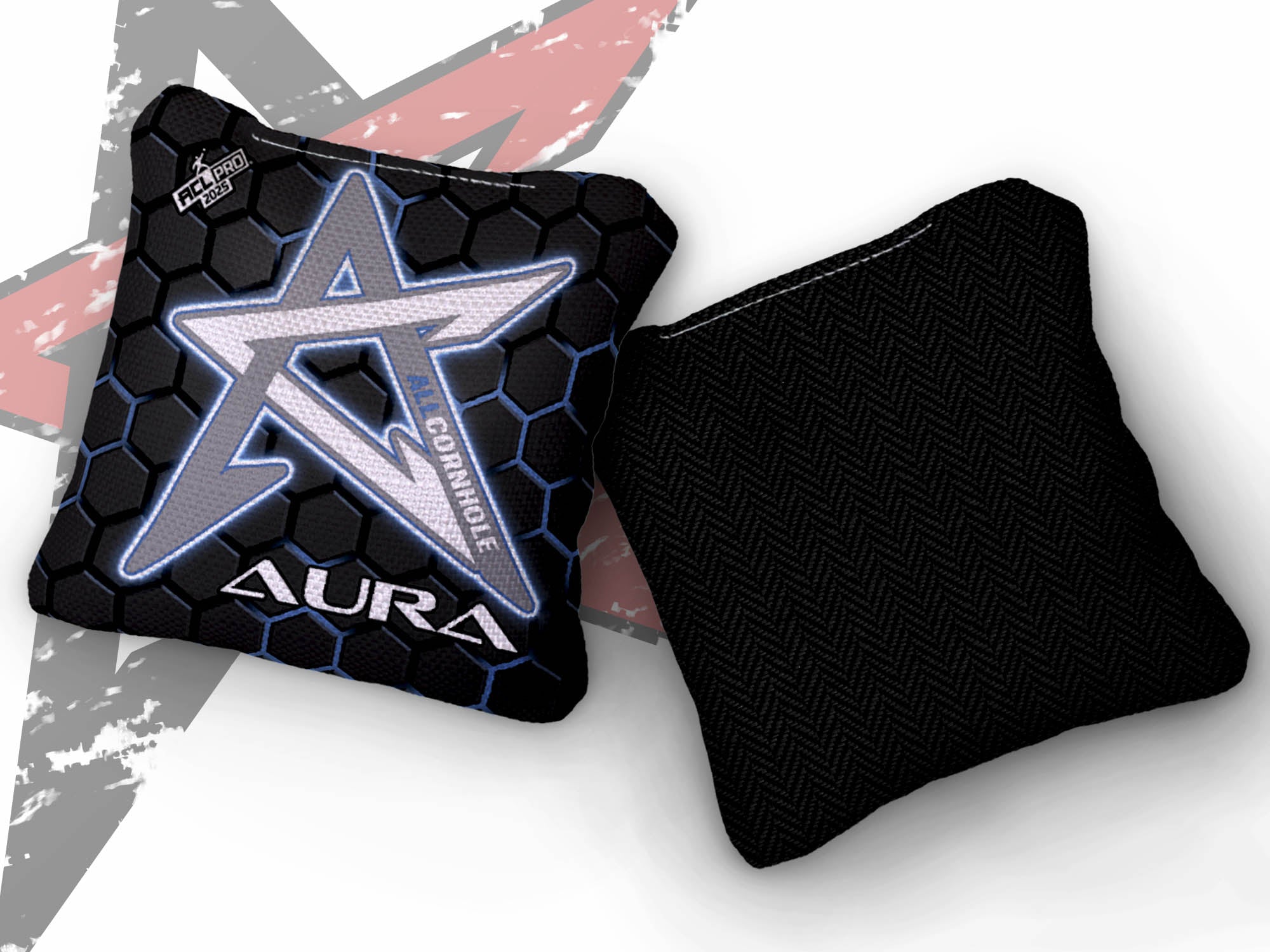 2025 AllCornhole Multiple Bag Models - "Dark Hex” - ACL Pro Stamped Cornhole Bags - SET OF 4 BAGS