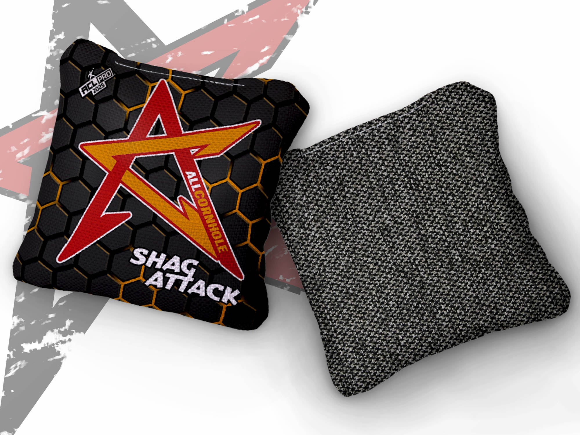 2025 AllCornhole Multiple Bag Models - "Dark Hex” - ACL Pro Stamped Cornhole Bags - SET OF 4 BAGS