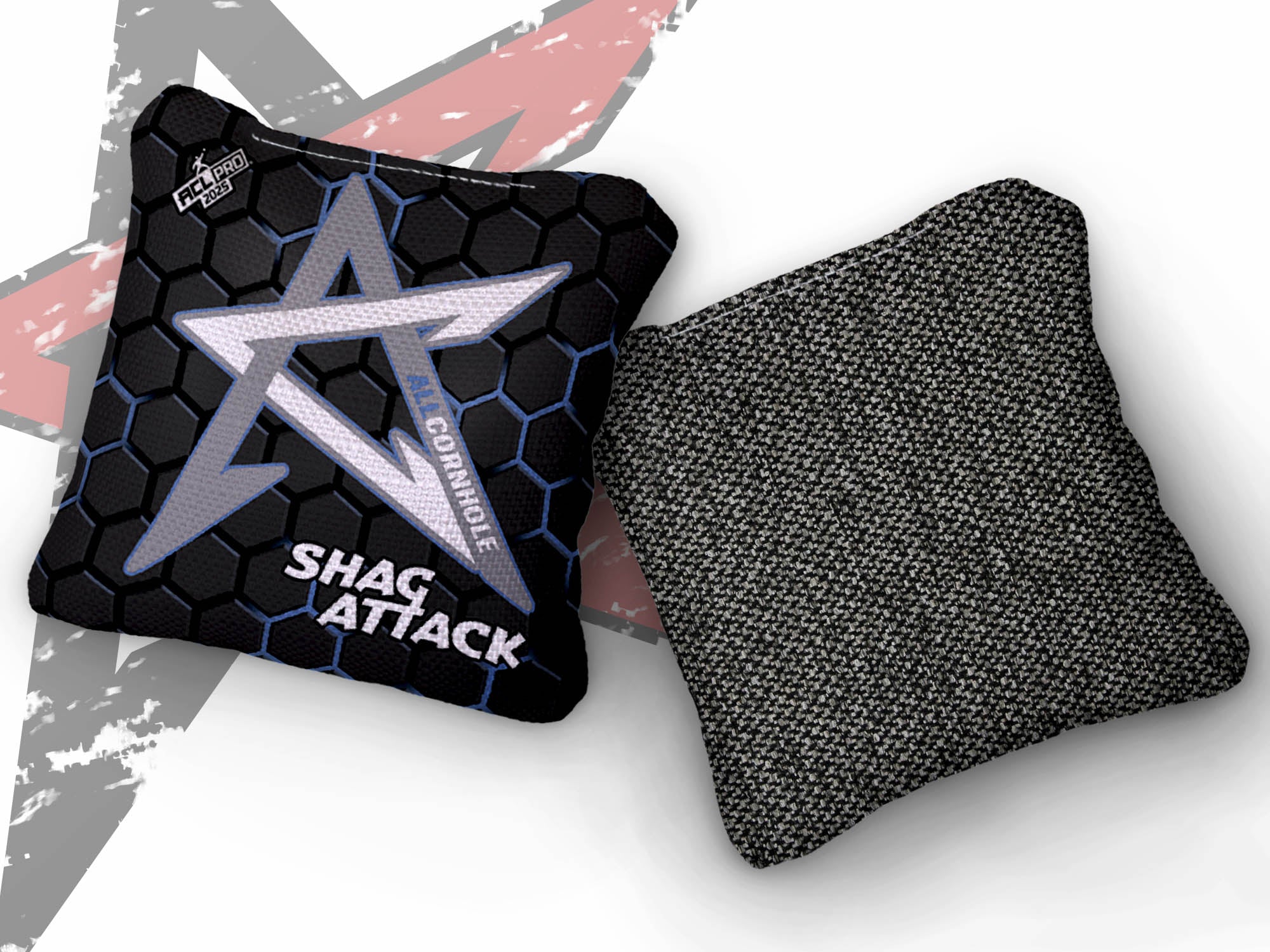 2025 AllCornhole Multiple Bag Models - "Dark Hex” - ACL Pro Stamped Cornhole Bags - SET OF 4 BAGS