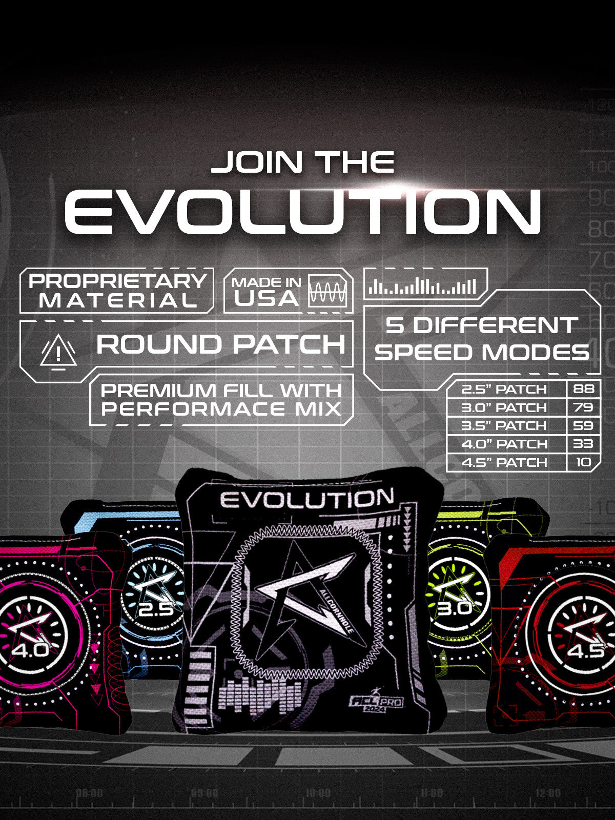 2025  GAMECHANGER EVOLUTION- “EVO” - SET OF 4 BAGS