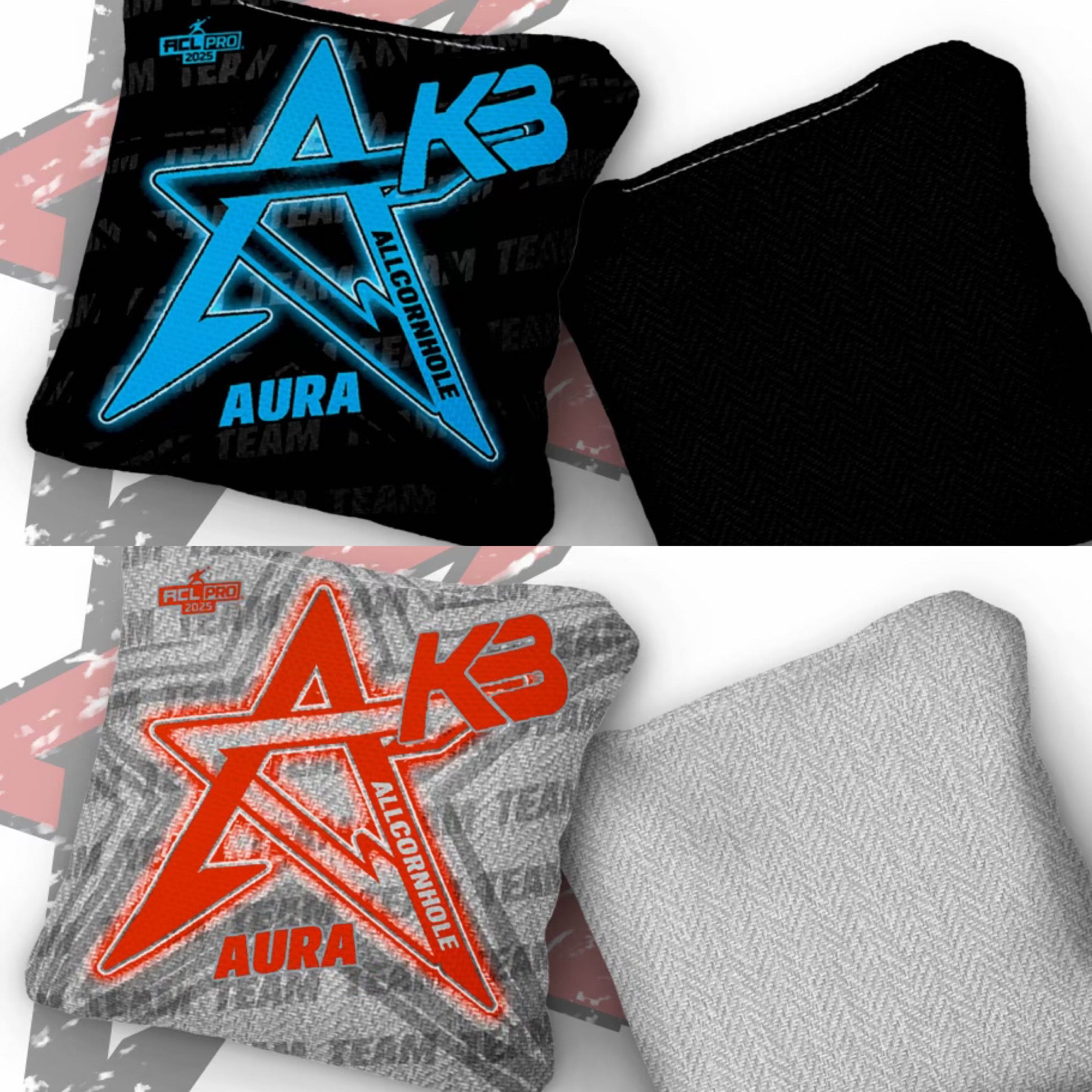 2025 AllCornhole Aura - "Kaleb Batson” - ACL Pro Stamped Cornhole Bags - SET OF 4 BAGS