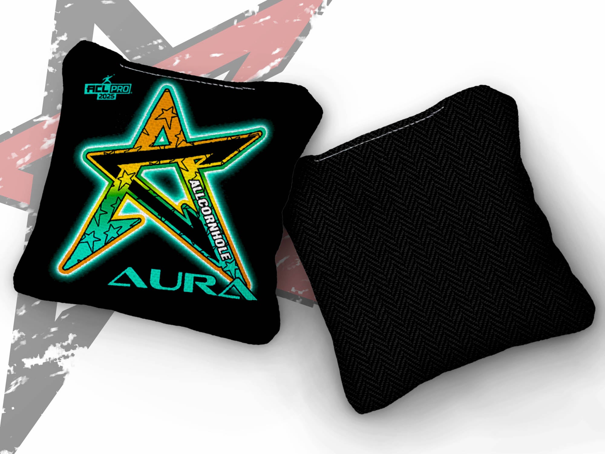 2025 AURA -“Blackout Gradient” - ACL Pro Stamped Cornhole Bags - SET OF 4 BAGS