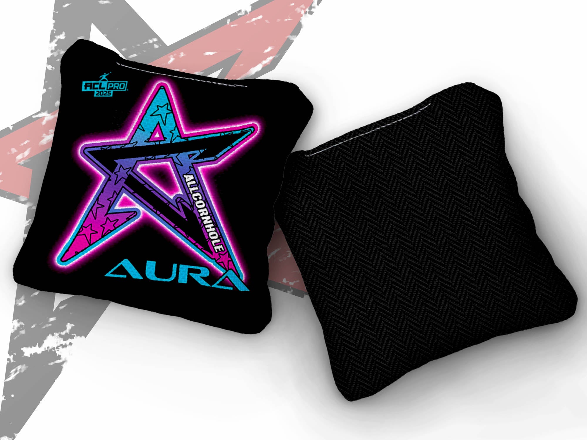 2025 AURA -“Blackout Gradient” - ACL Pro Stamped Cornhole Bags - SET OF 4 BAGS