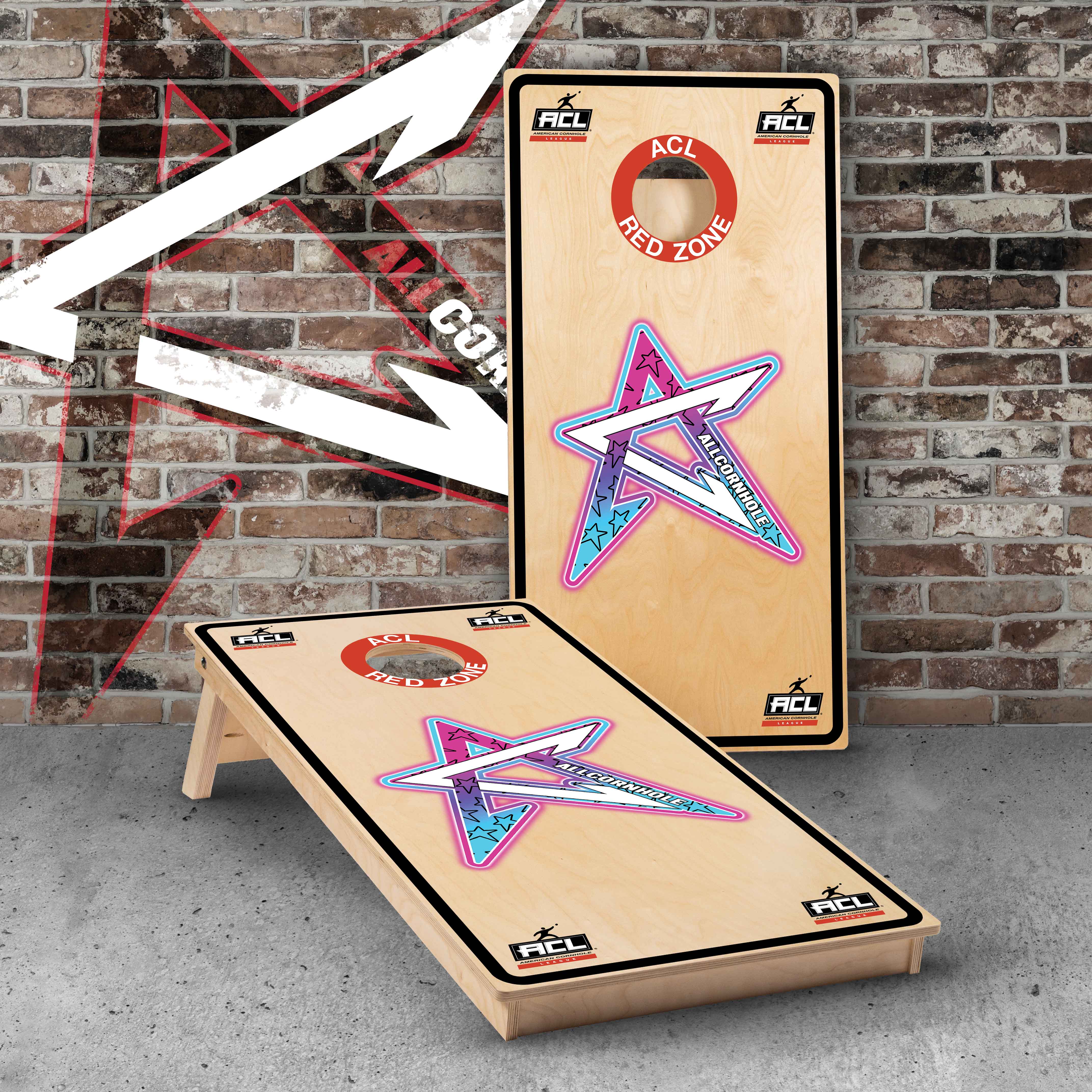 AllCornhole "Natural Gradient" Cornhole Boards- Comp Model