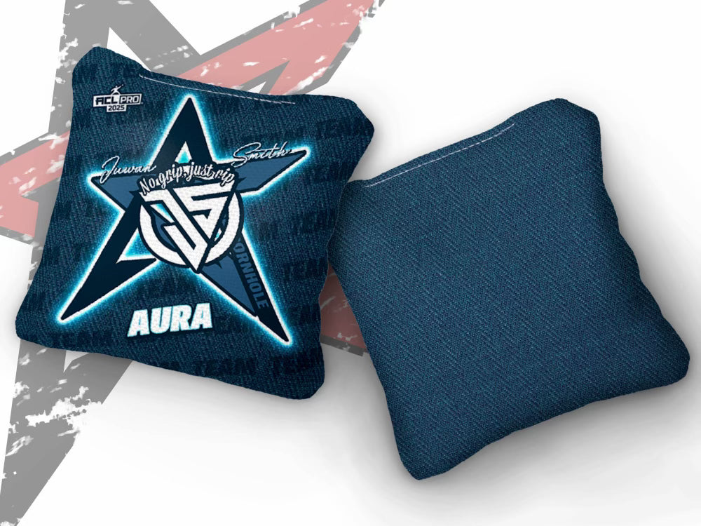 2025 AllCornhole Aura - "Juwan Smith” - ACL Pro Stamped Cornhole Bags - SET OF 4 BAGS