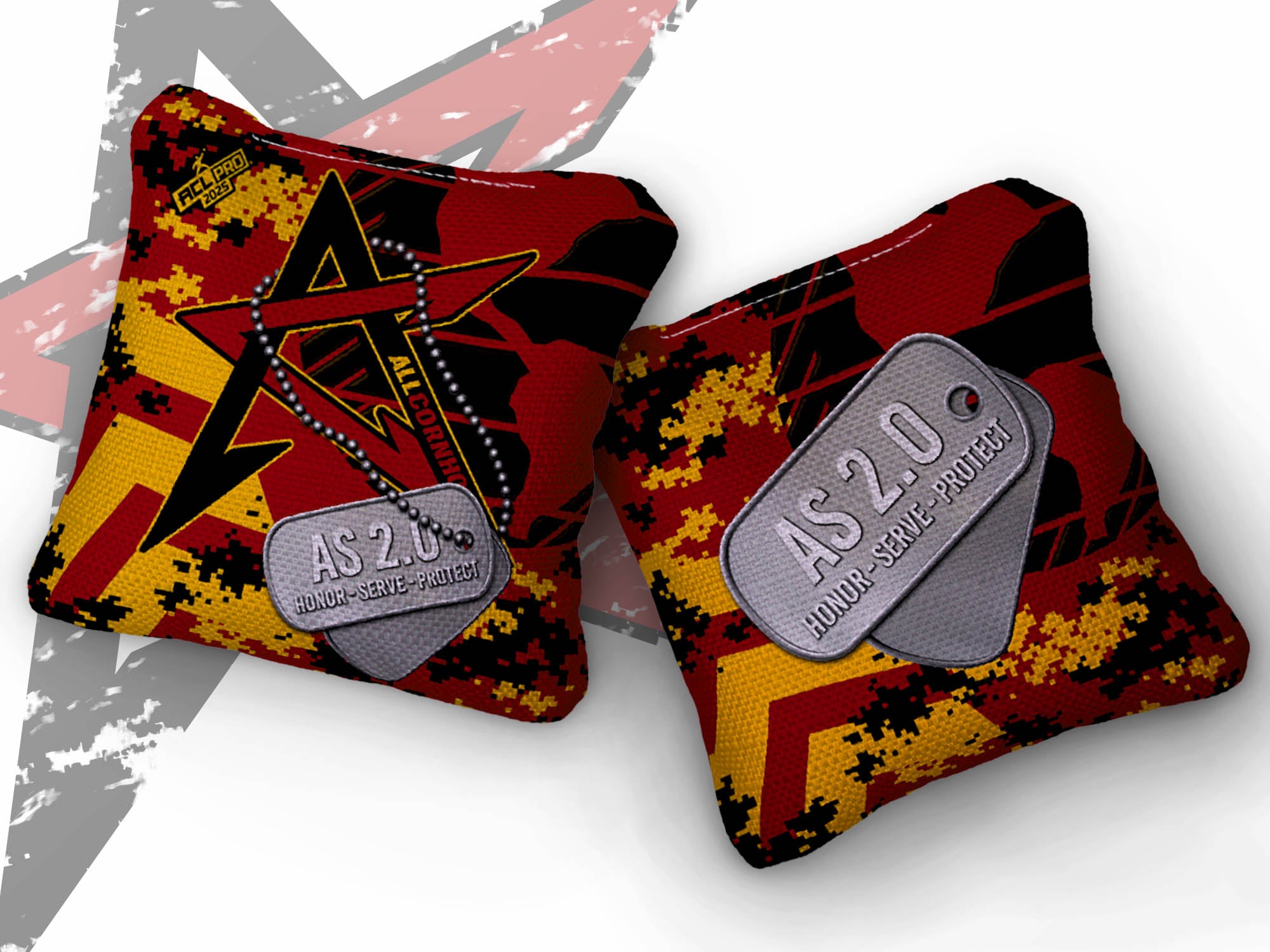 2025 AllCornhole Multiple Bag Models - "Marines” - ACL Pro Stamped Cornhole Bags - SET OF 4 BAGS