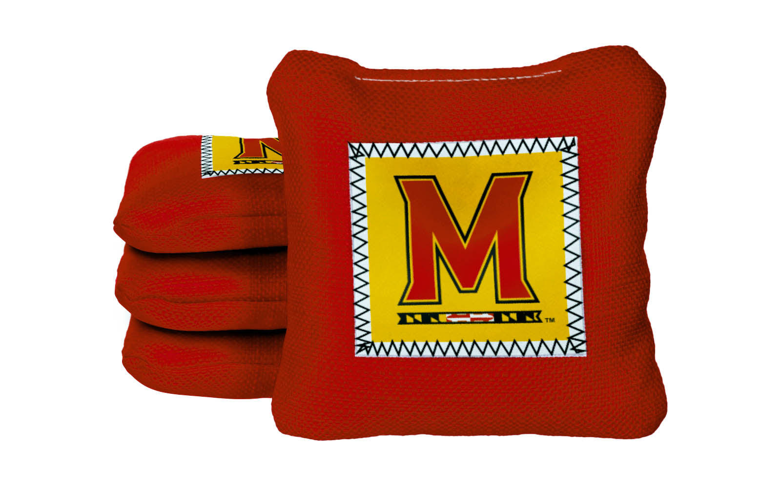 Officially Licensed Collegiate Cornhole Bags - Gamechanger Steady 2.0 - Set of 4 - University of Maryland