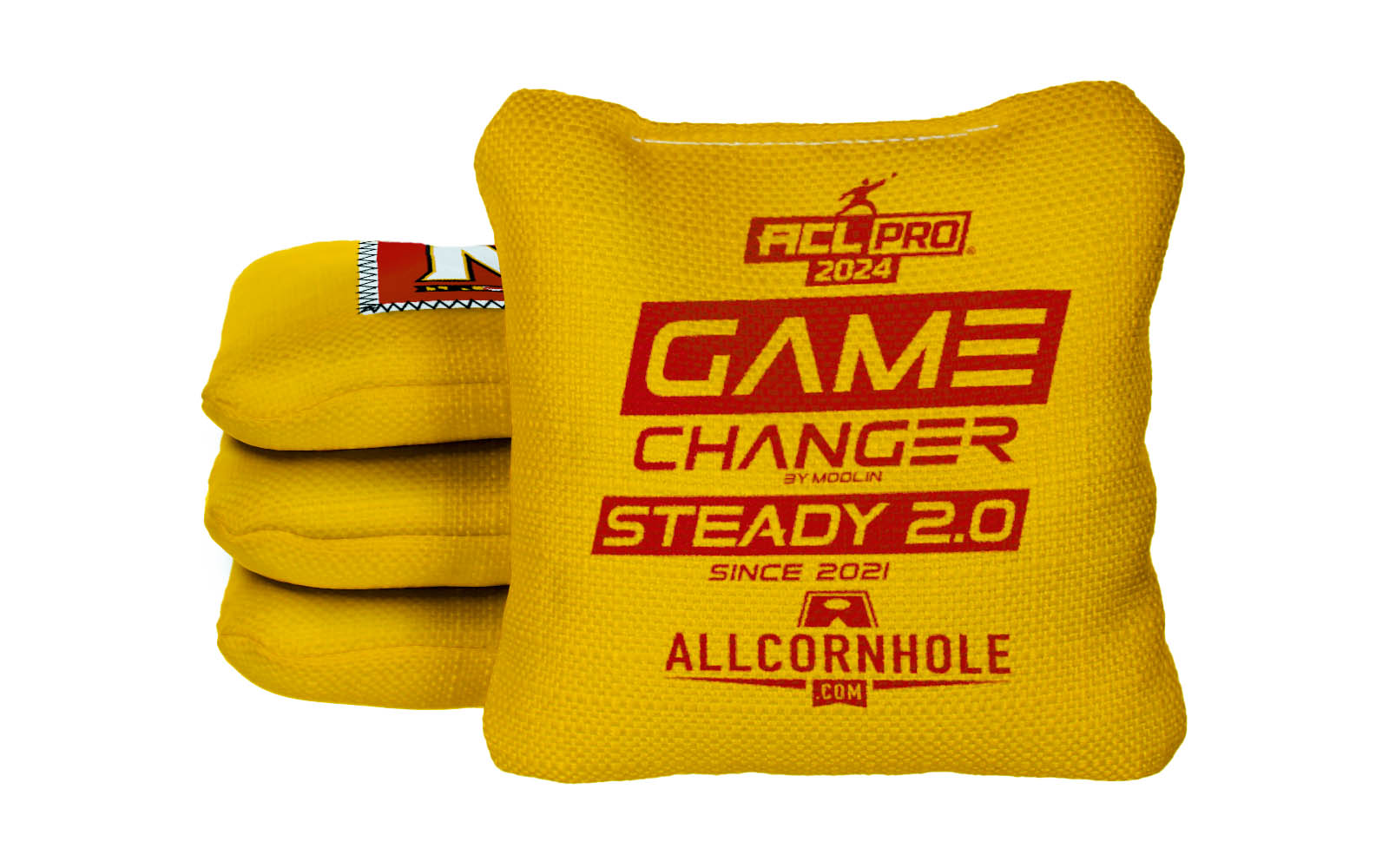 Officially Licensed Collegiate Cornhole Bags - Gamechanger Steady 2.0 - Set of 4 - University of Maryland
