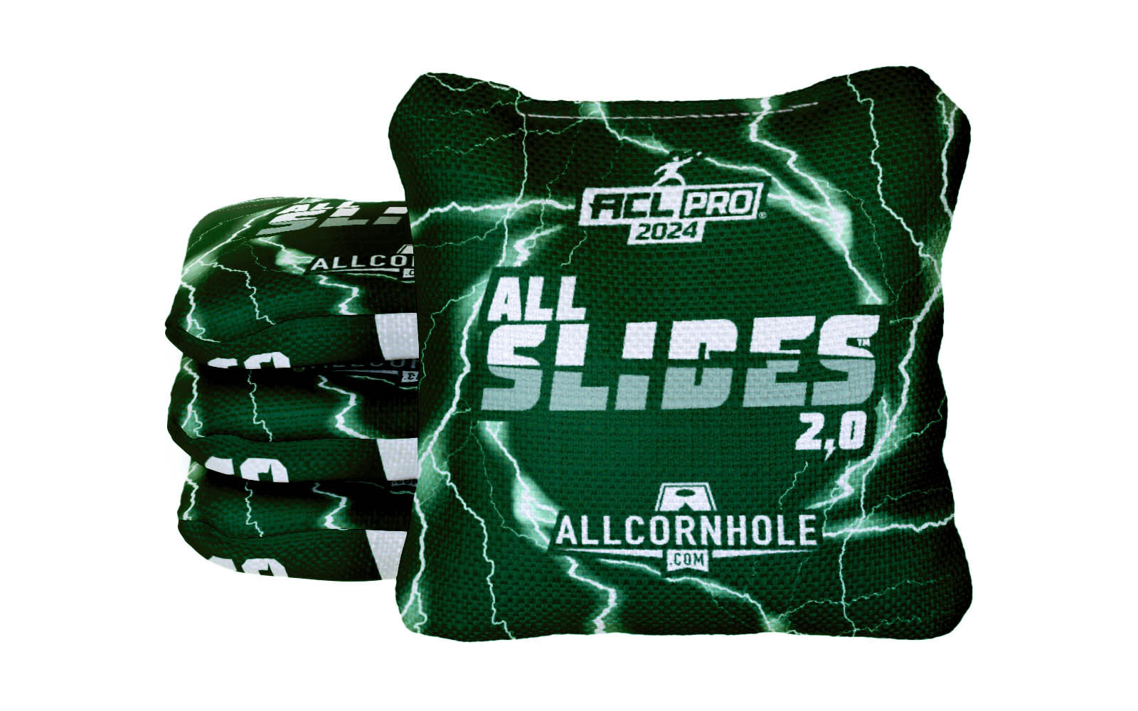 Officially Licensed Collegiate Cornhole Bags - All-Slide 2.0 - Set of 4 - Michigan State University