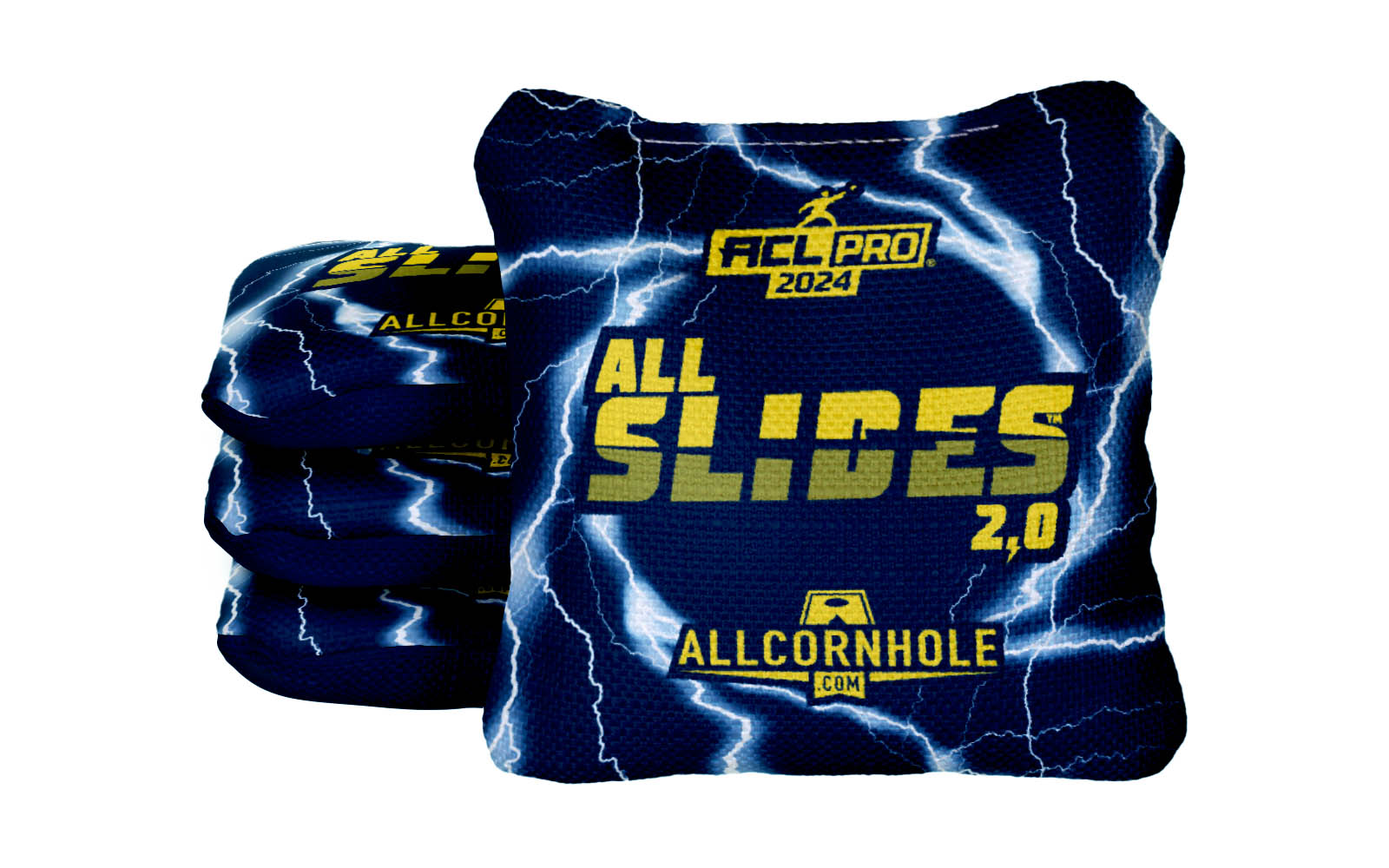 Officially Licensed Collegiate Cornhole Bags - All-Slide 2.0 - Set of 4 - University of Michigan