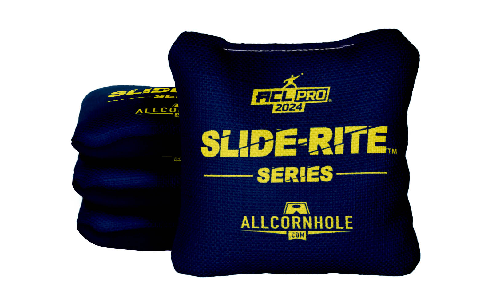 Officially Licensed Collegiate Cornhole Bags - Slide Rite - Set of 4 - University of Michigan