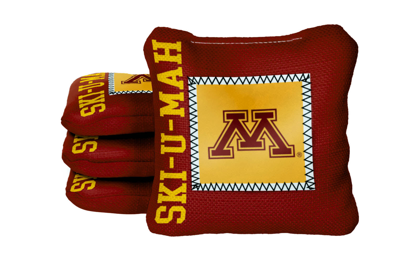 Officially Licensed Collegiate Cornhole Bags - Gamechangers - Set of 4 - University of Minnesota