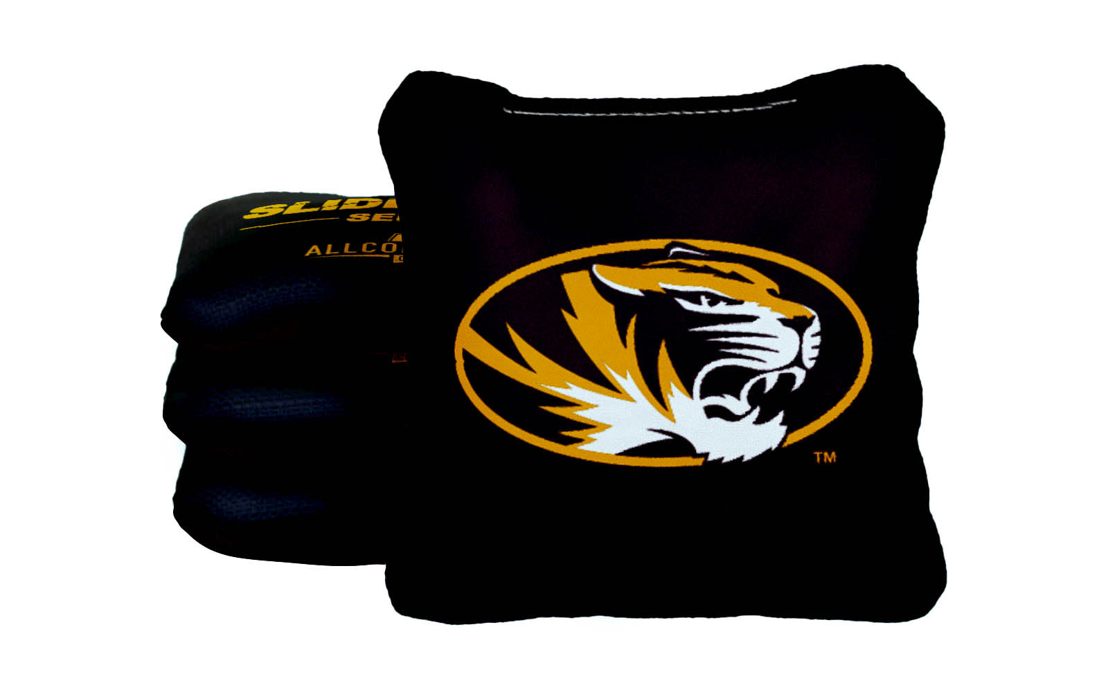 Officially Licensed Collegiate Cornhole Bags - Slide Rite - Set of 4 - University of Missouri