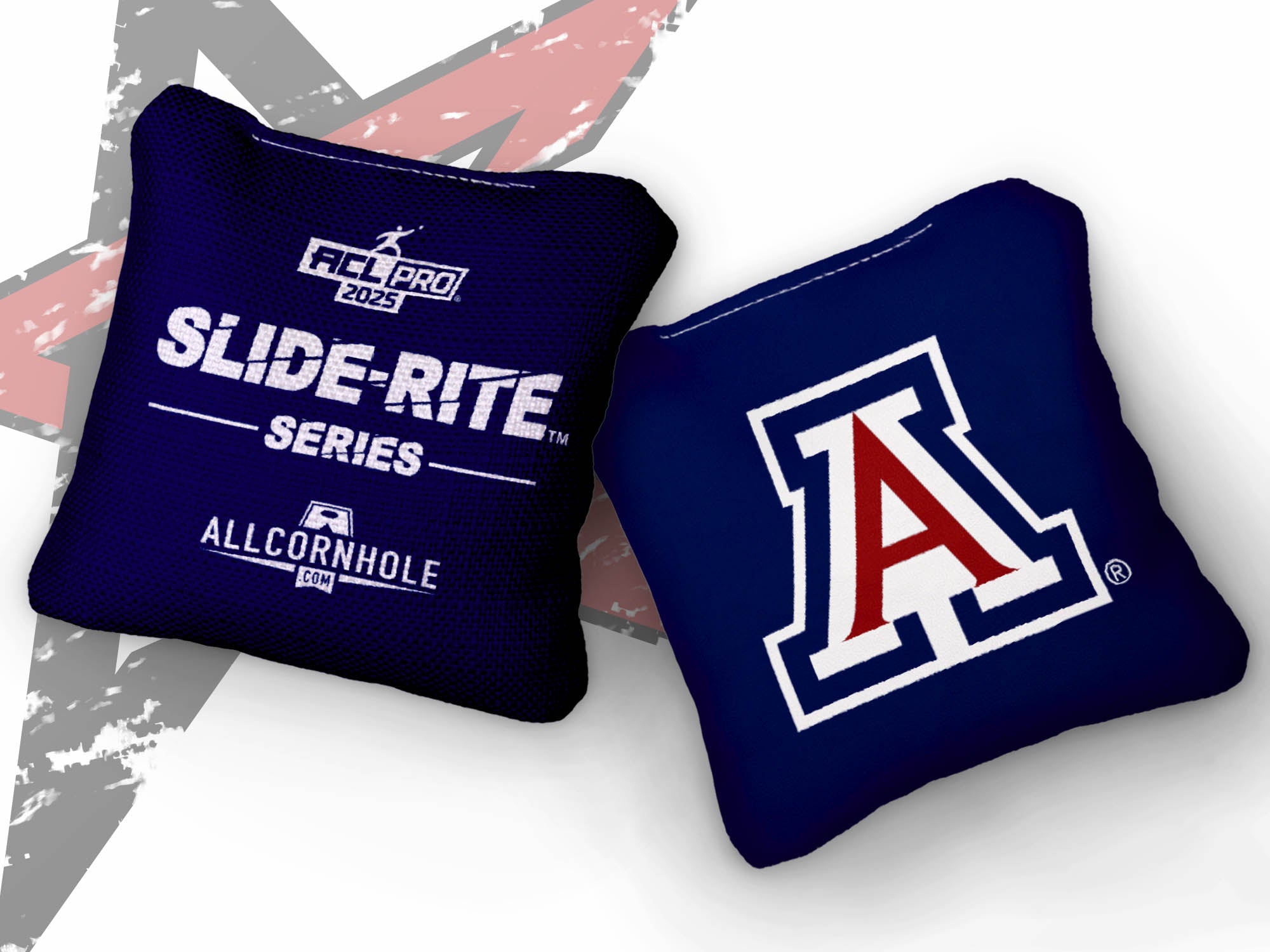 Officially Licensed Collegiate Cornhole Bags - Slide Rite - Set of 4 - University of Arizona