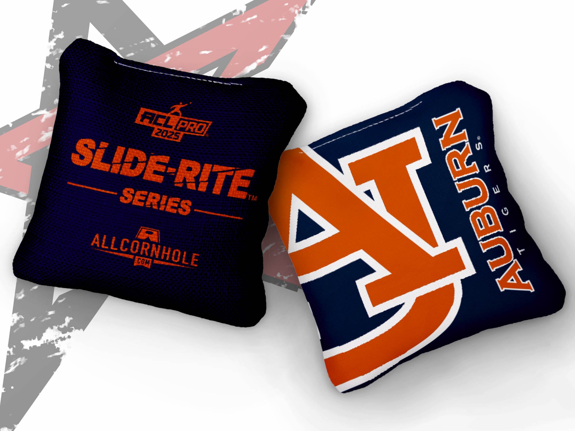 Officially Licensed Collegiate Cornhole Bags - Slide Rite - Set of 4 - Auburn University