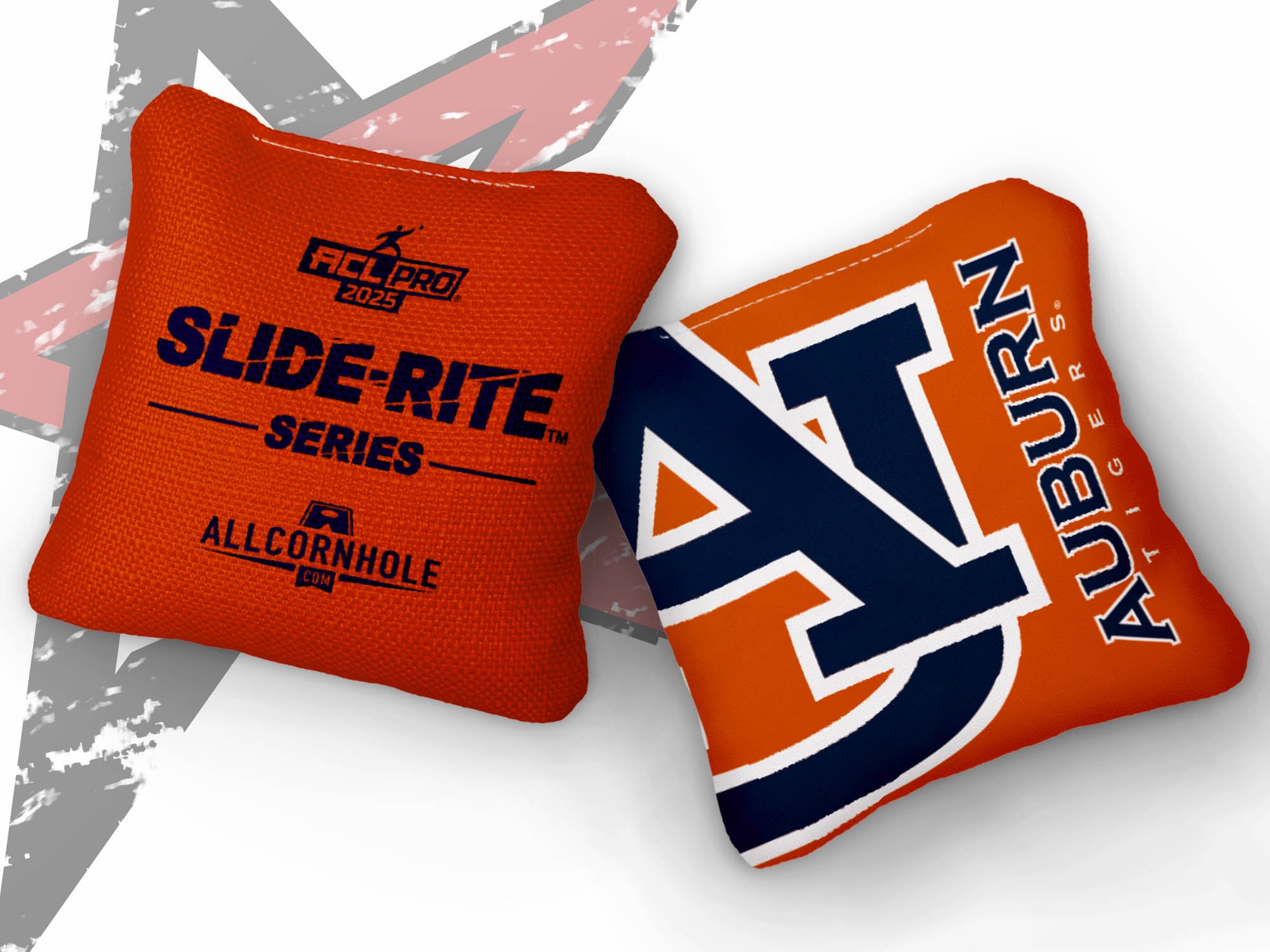 Officially Licensed Collegiate Cornhole Bags - Slide Rite - Set of 4 - Auburn University