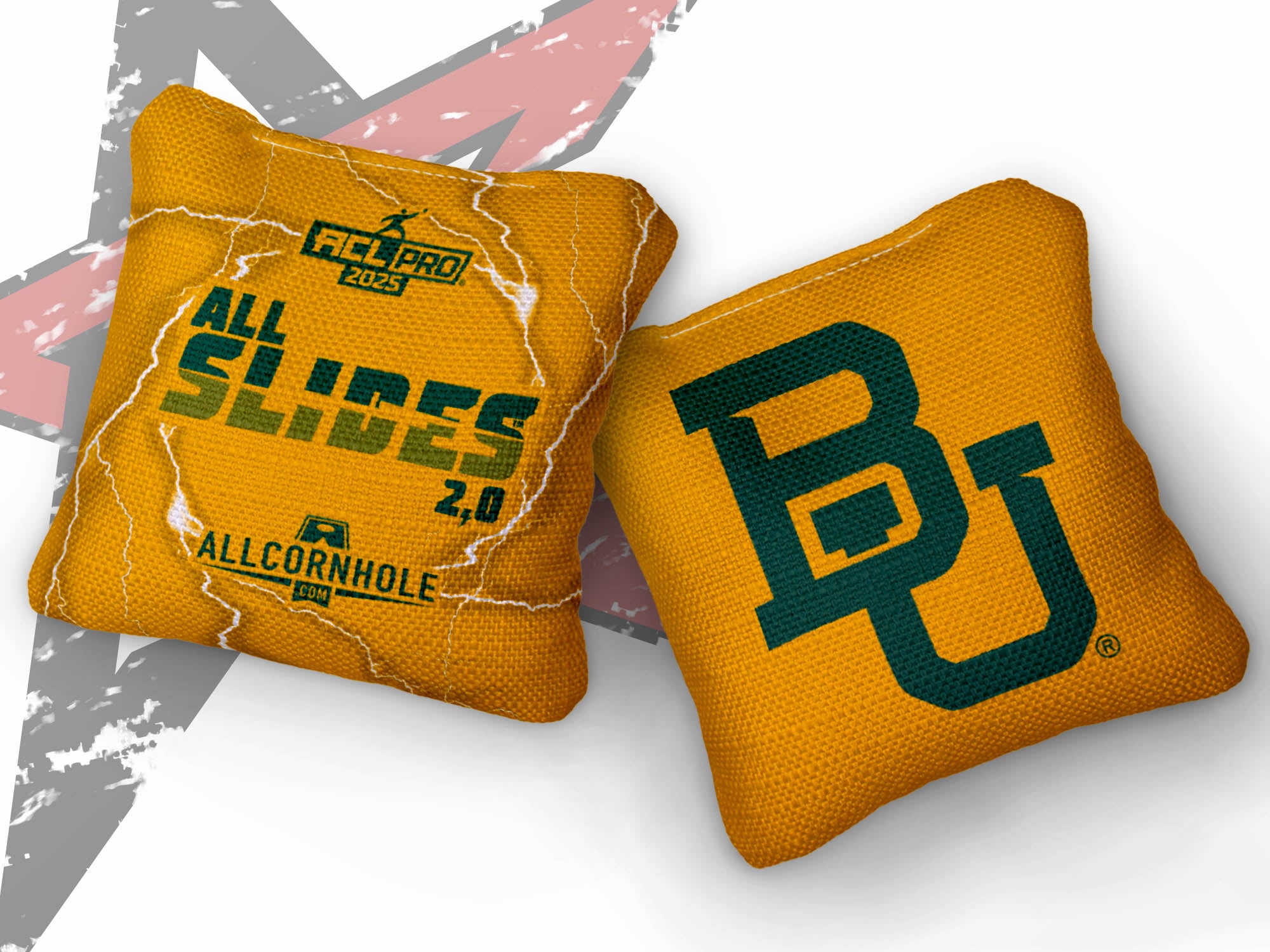 Officially Licensed Collegiate Cornhole Bags - All-Slide 2.0 - Set of 4 - Baylor University