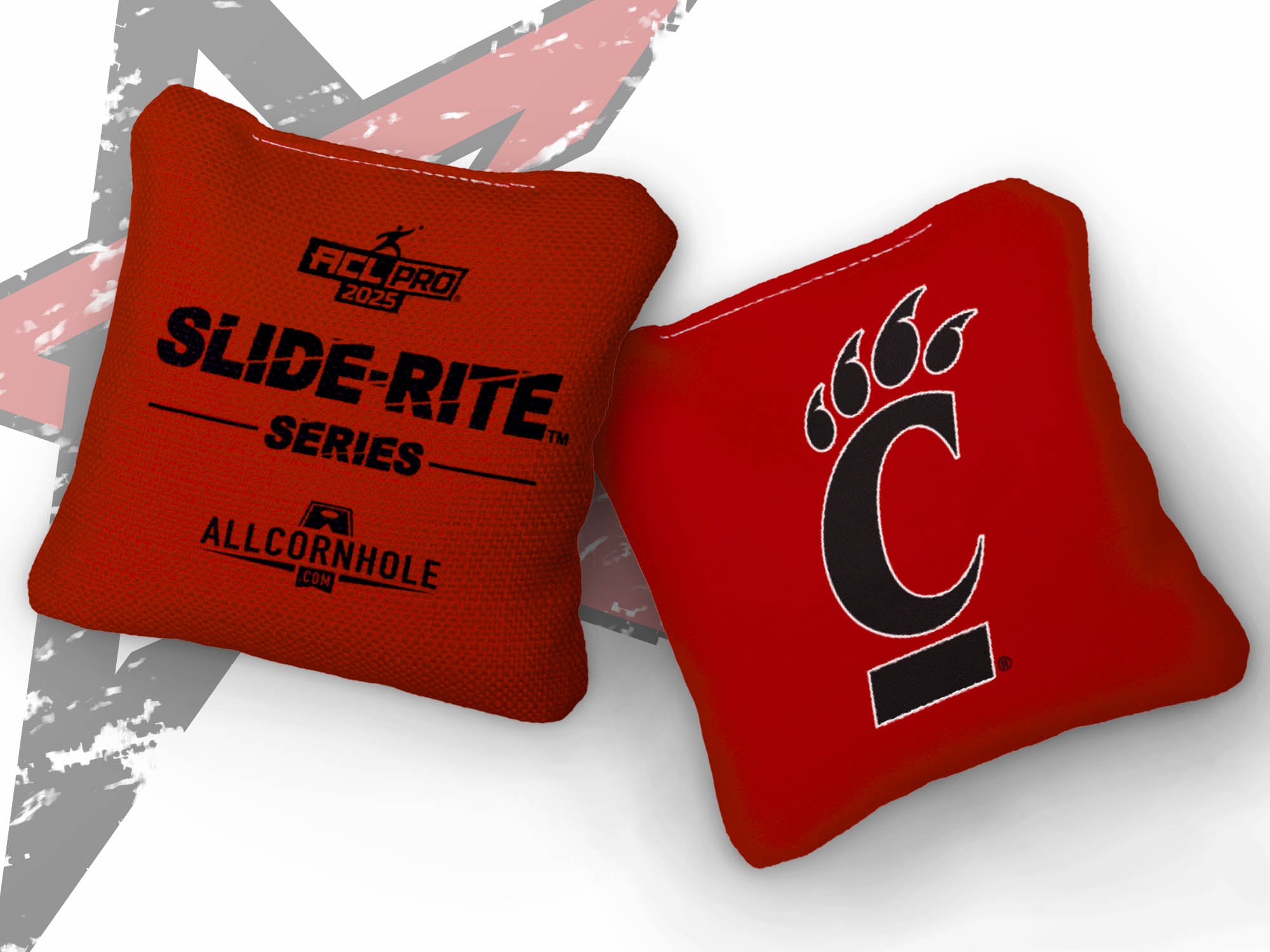 Officially Licensed Collegiate Cornhole Bags - Slide Rite - Set of 4 - University of Cincinnati