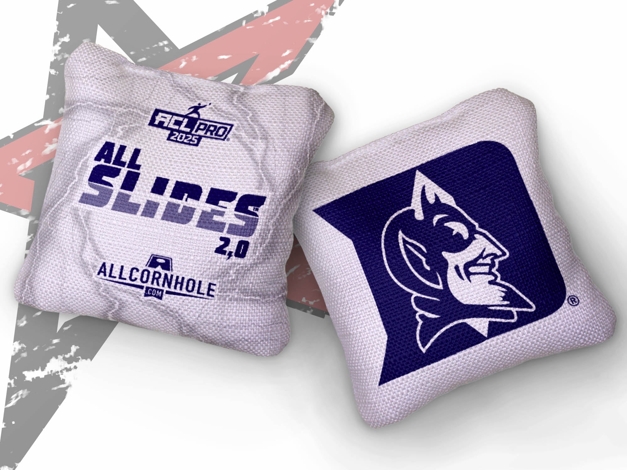 Officially Licensed Collegiate Cornhole Bags - All-Slide 2.0 - Set of 4 - Duke University